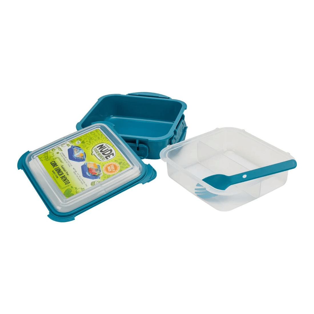 3 Smash Cube Lunch Bento Jade, 3 of 9