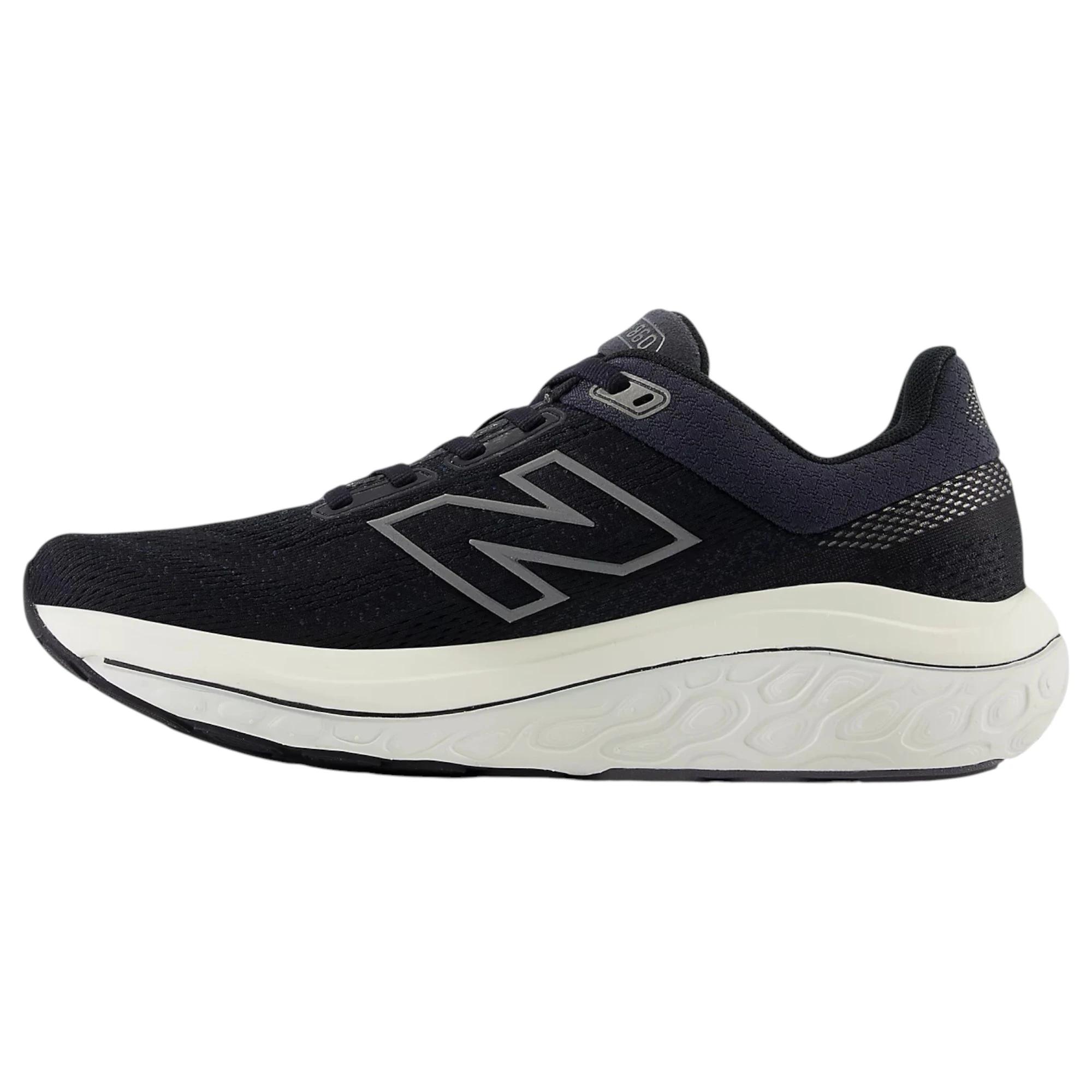 2 New Balance Mens Fresh Foam X 860v14 Black/ White Athletic Shoes BLACK/WHITE, 2 of 5