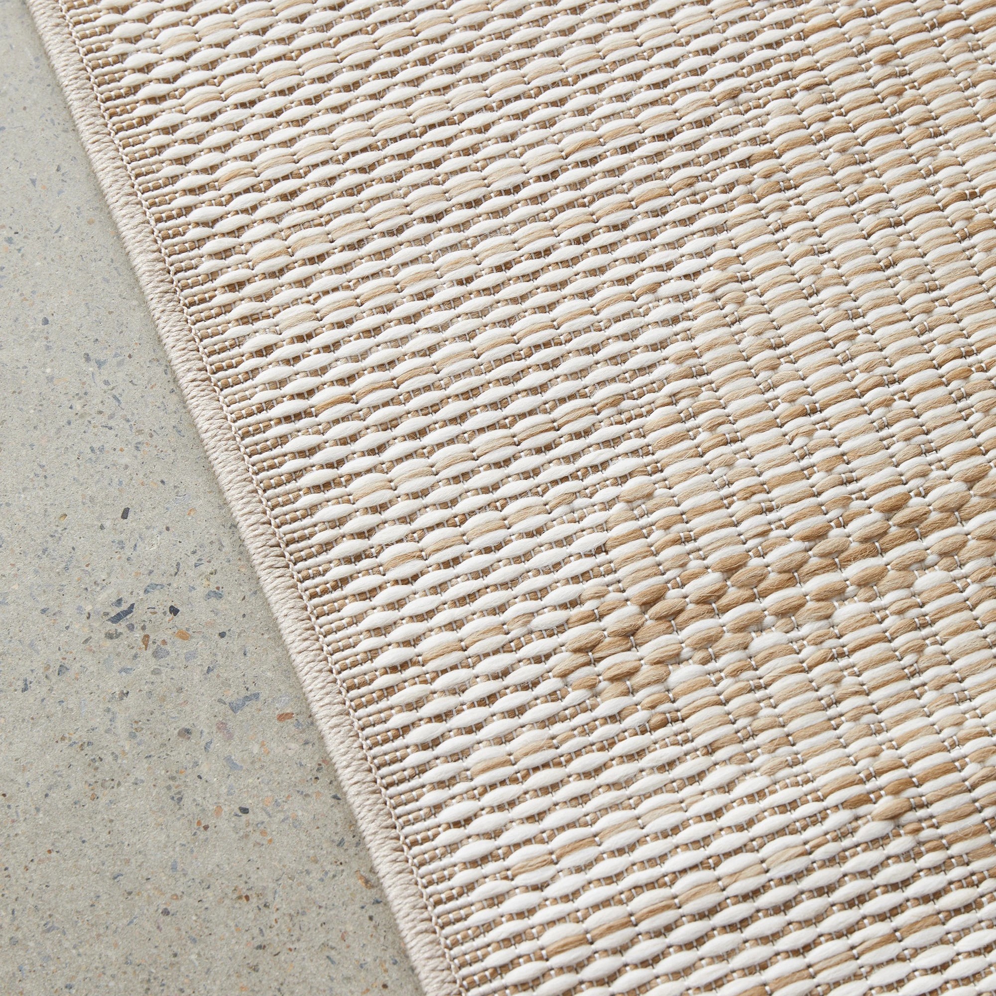 5 Common Ground Rugs Palmline Rico 290x200cm - Large Outdoor Rug - Beige, 5 of 7
