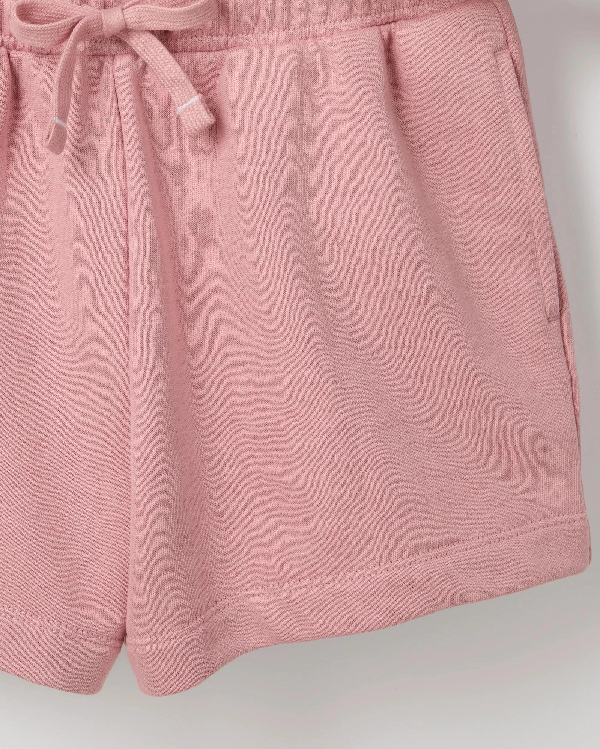 3 Target Australian Cotton Blend Striped Rugby Top and Shorts Set PINK, 3 of 3