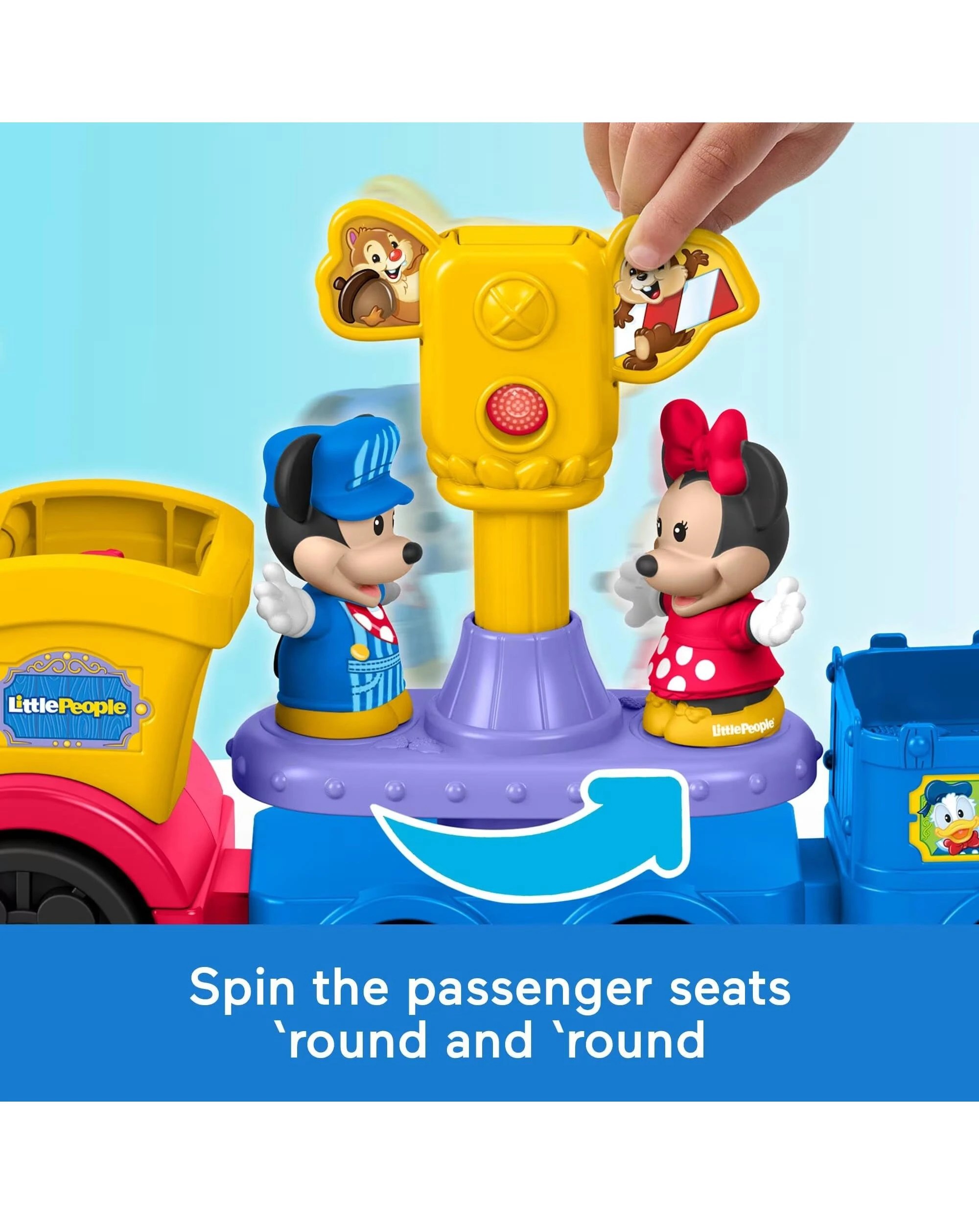 4 Fisher-Price Little People Disney Jr Mickey and Minnie Musical Train, 4 of 6