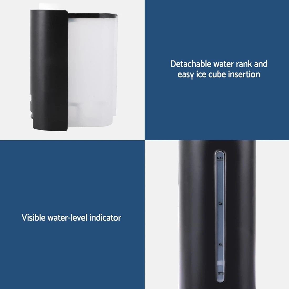 7 Devanti 7L Evaporative Air Cooler Conditioner - Black, 7 of 7