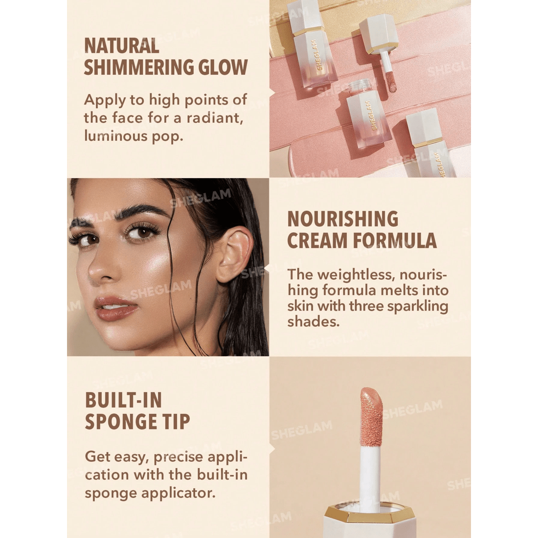 5 SHEGLAM Glow Bloom Liquid Highlighter - Vanilla Frost, 5 of 5