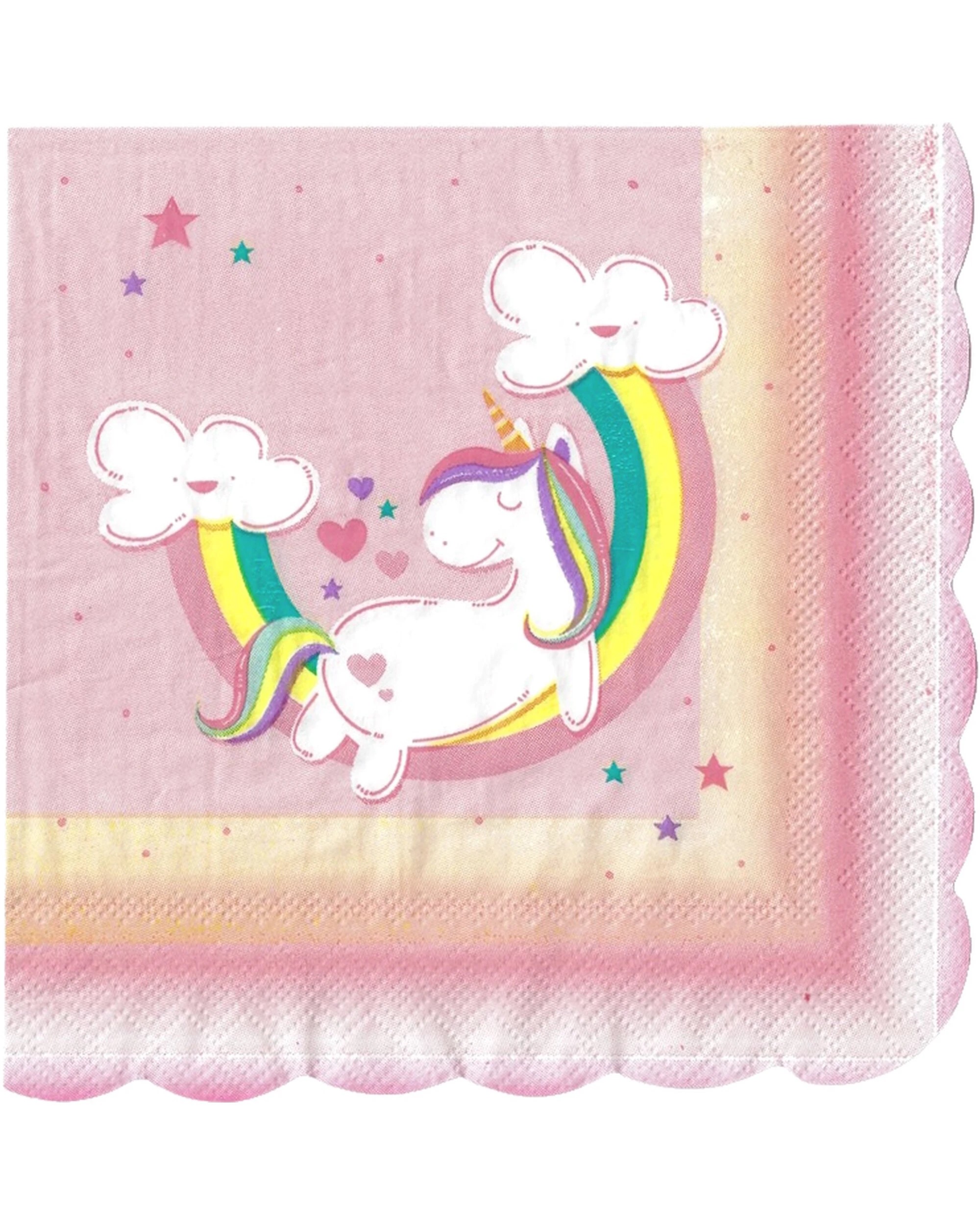 1 Party Maker Dreamy Unicorn Large Napkins Serviettes Pack of 16 - Multi, 1 of 1