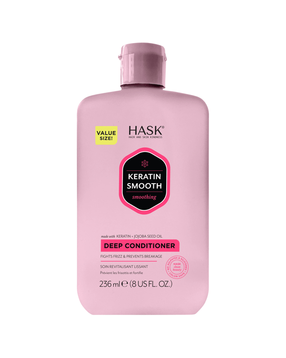 HASK Keratin Smoothing Deep Conditioner 236ml - Multi