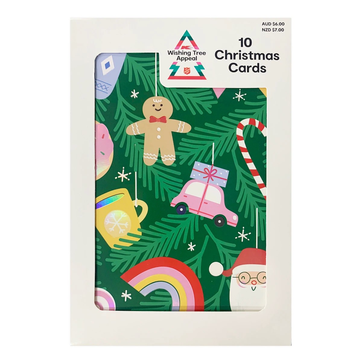 4 Wishing Tree 10 Pack Christmas Cards - Assorted, 4 of 10