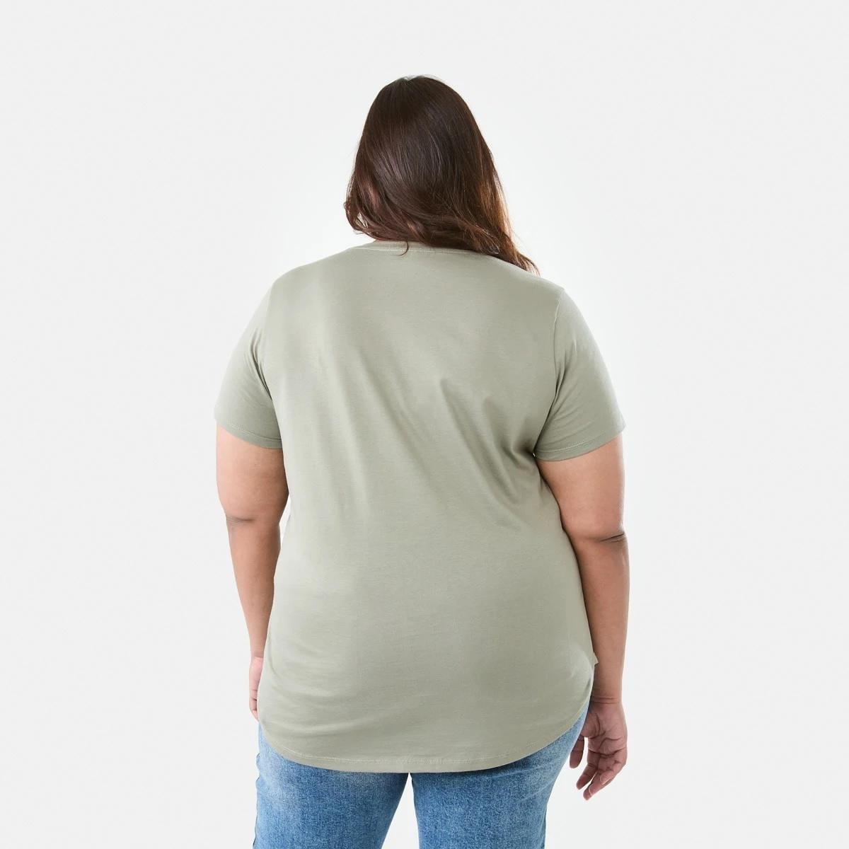 3 Curve Short Sleeve Basic Print T-shirt Cest La Vi, 3 of 5
