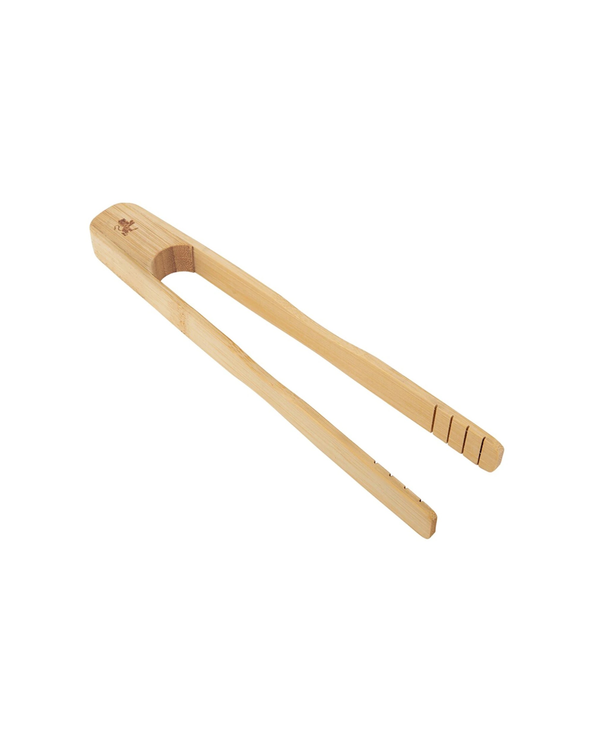 2 Maxwell & Williams Evergreen Bamboo Toast Tongs 21cm Ergonomic Handle
 - Plain, 2 of 3