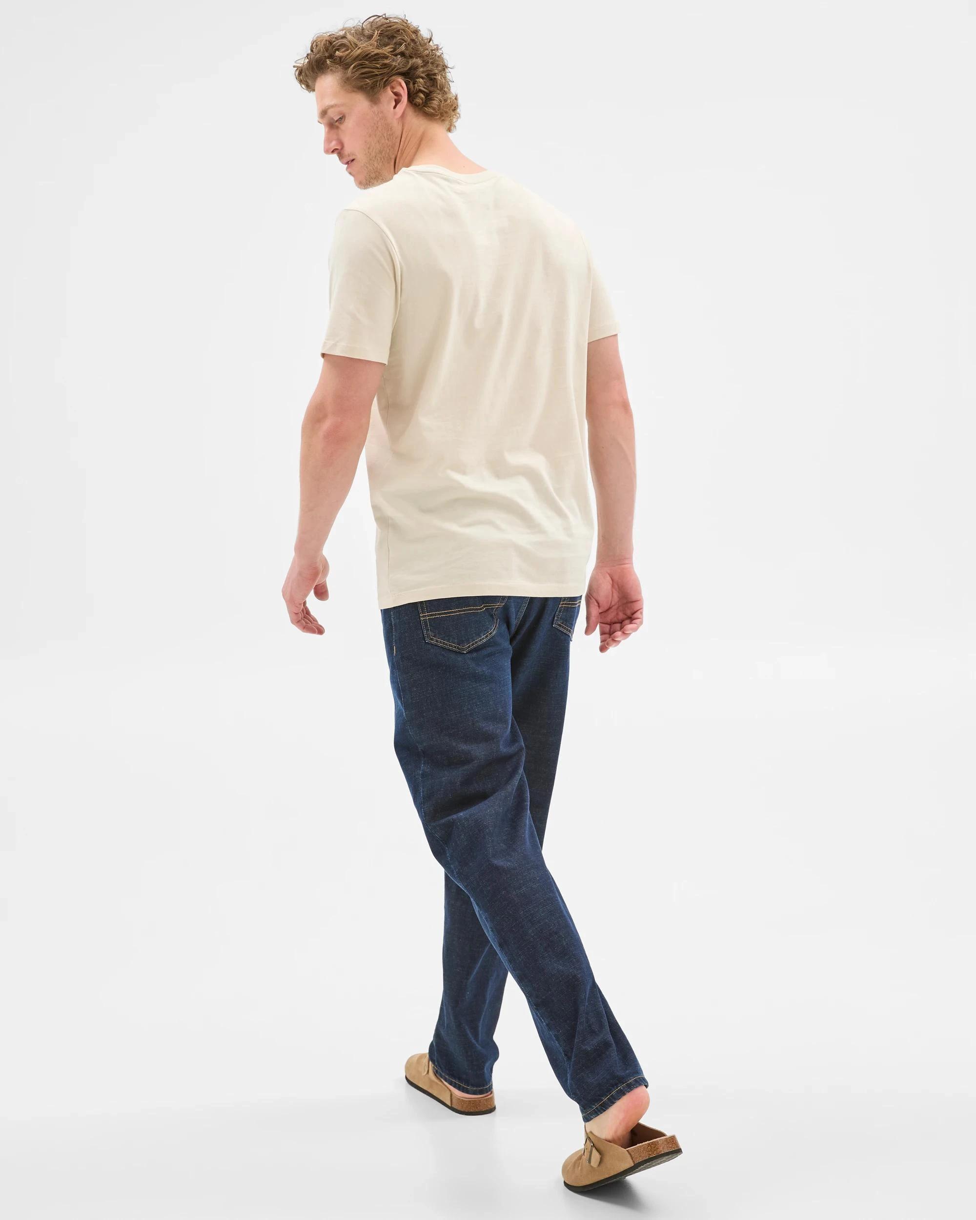 6 Target Australian Cotton Crew T-Shirt LIGHT STONE, 6 of 6