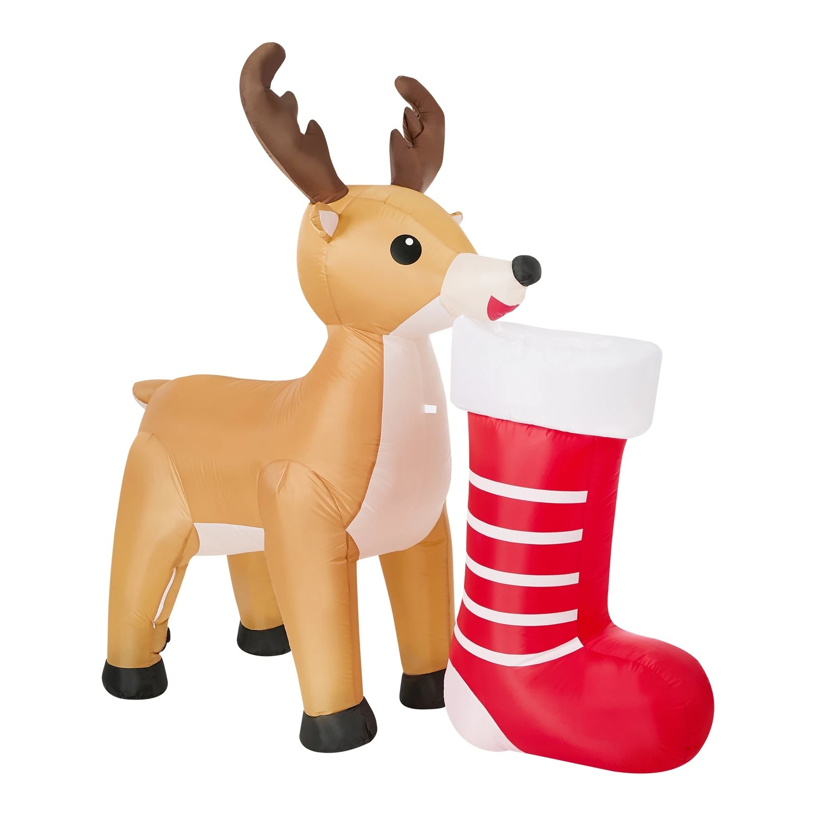7 Tinseltown 1.8M Christmas Inflatable Reindeer LED Light Garden Decor Toy - Multi, 7 of 8