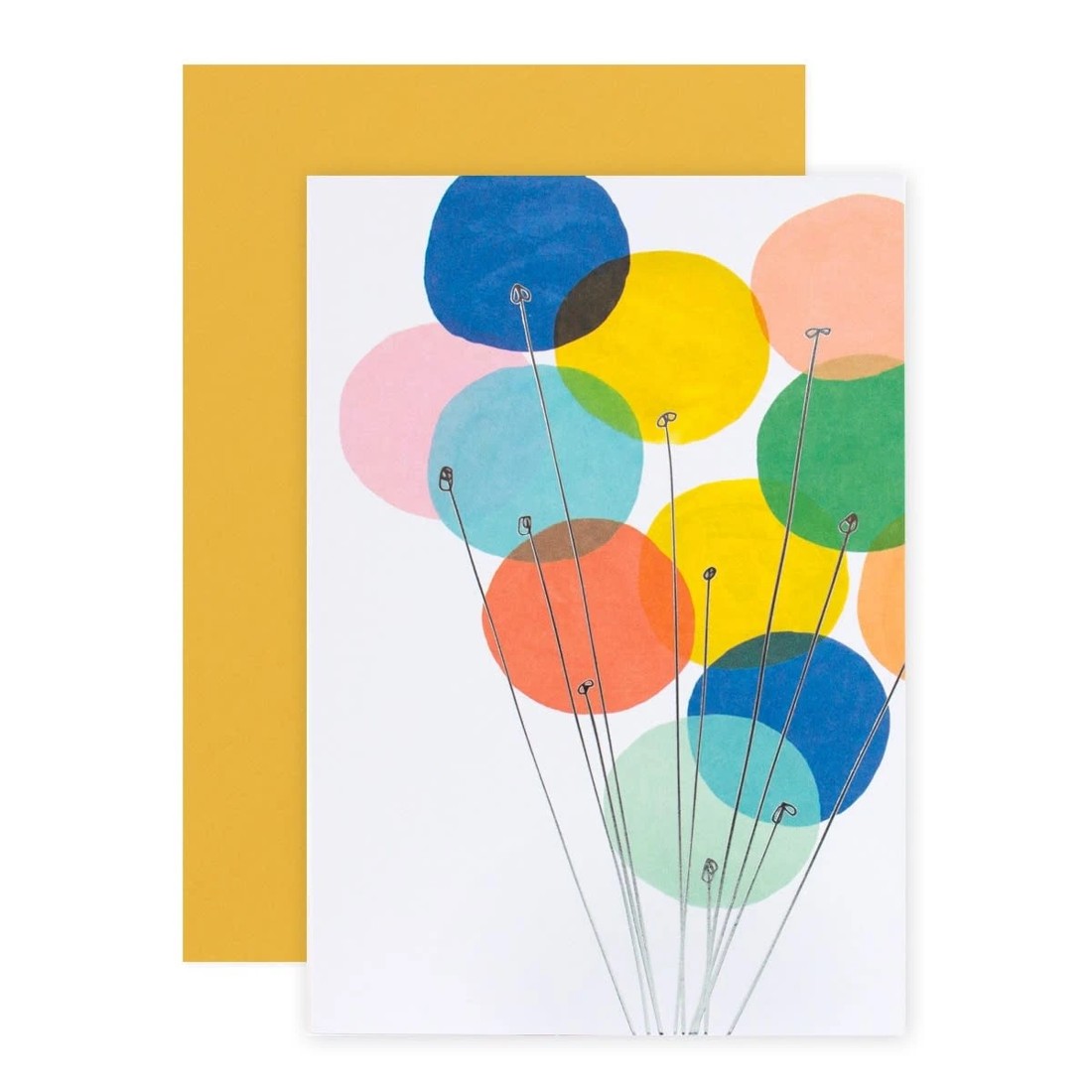 1 Connections from Hallmark Birthday Card - Colourful Balloons Bunch, 1 of 2