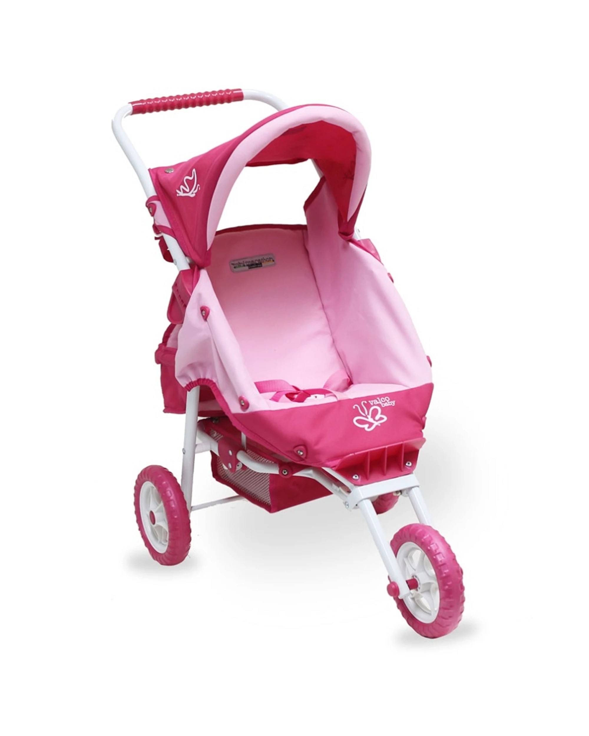 5 JustLikeMum Mini Marathon Butterfly Kids Doll Stroller Pram Toddler Seat - Pink, 5 of 7