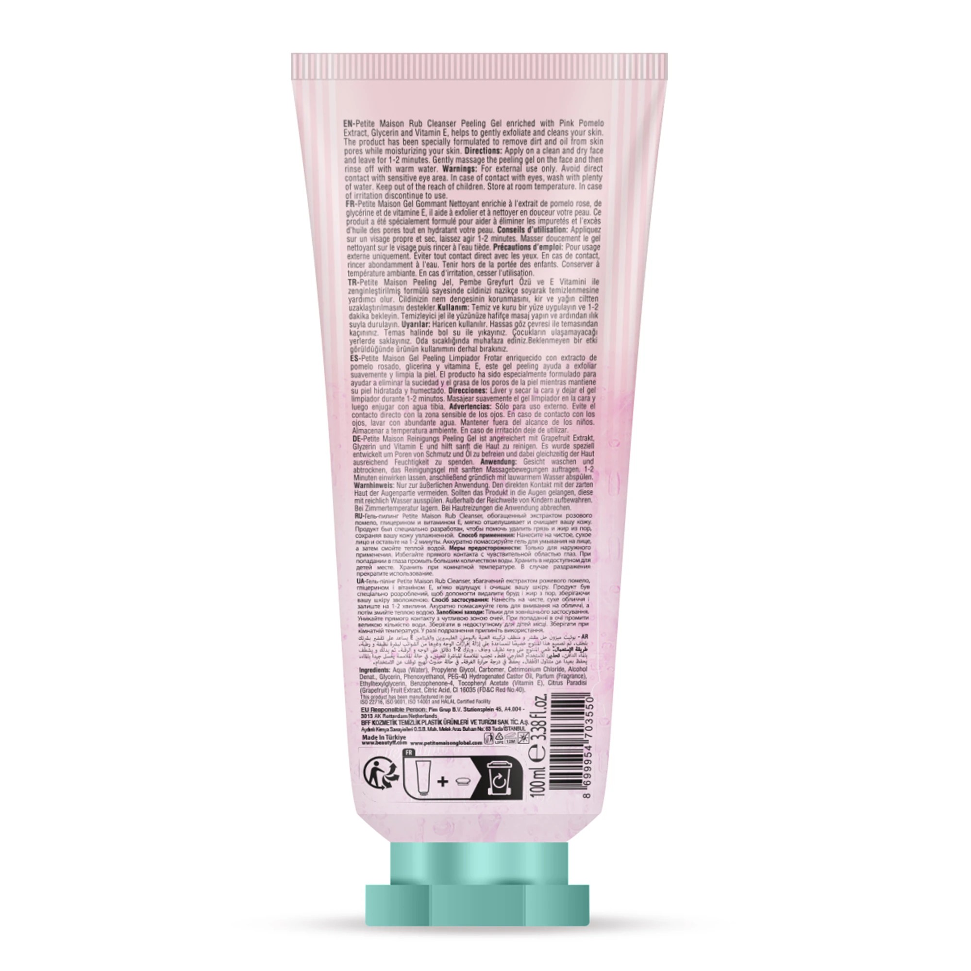 2 Petite Maison Rub Cleanser Peeling Gel 100ml - Pink Pomelo Extract, 2 of 2