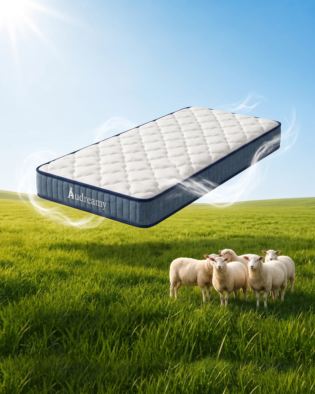 9 Audreamy Kaveno Mattress, Cool Gel Pocket Spring Mattress, DreamCoil 700 Spring TENCEL Cover - Double Bed, 9 of 10