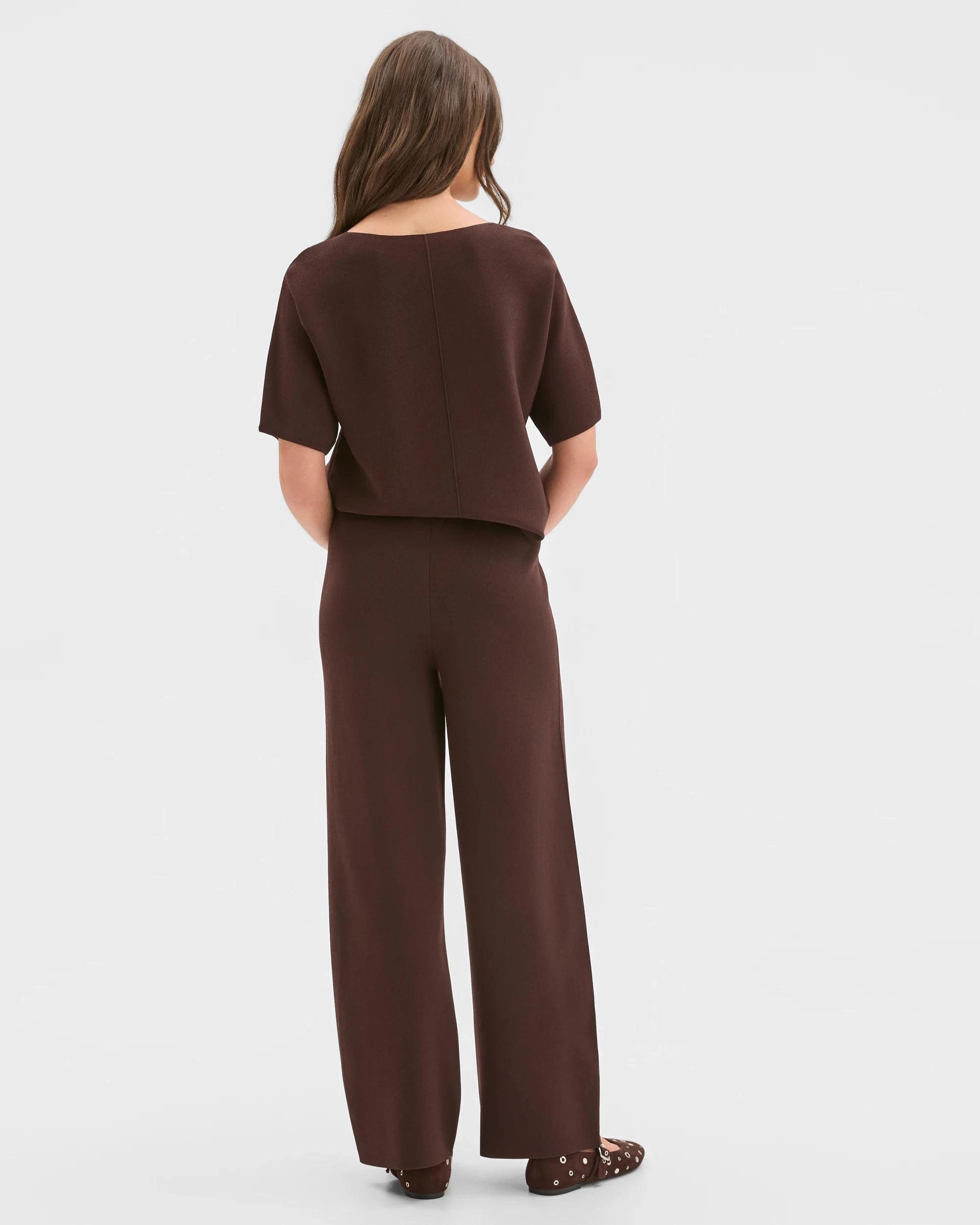 5 Target Petites Petites Crepe Knit Pants ESPRESSO, 5 of 5