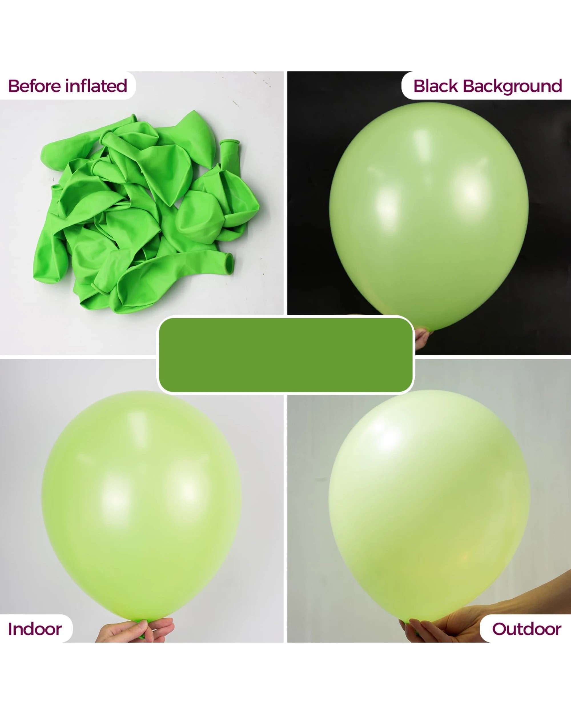 2 BR Costumes 24pcs Green & Yellow (Gold) Rubber Balloons for  & more (30cm) - 12 of Each, 2 of 5