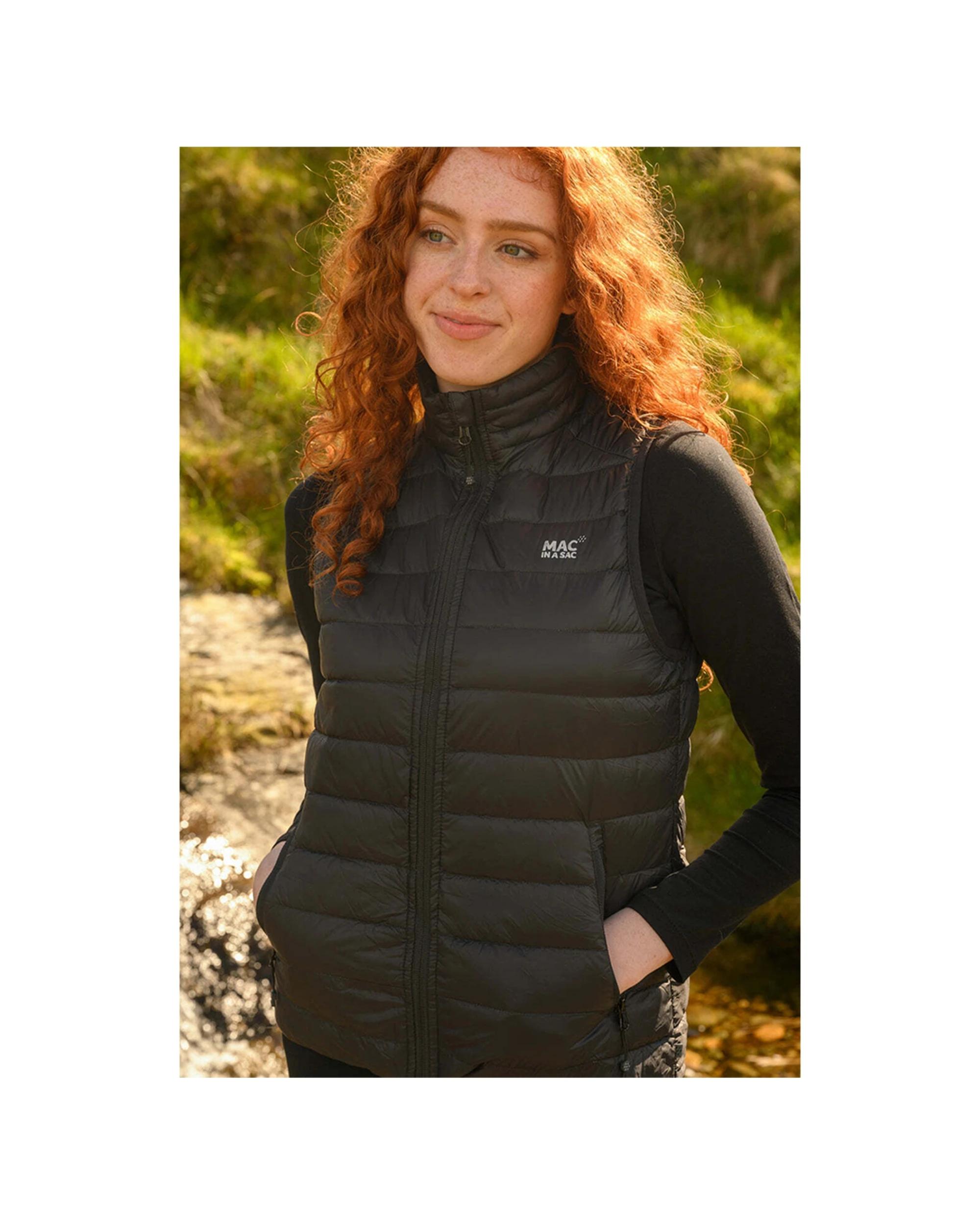 3 Mac In A Sac Adult Ladies Alpine Down Vest BLACK, 3 of 7