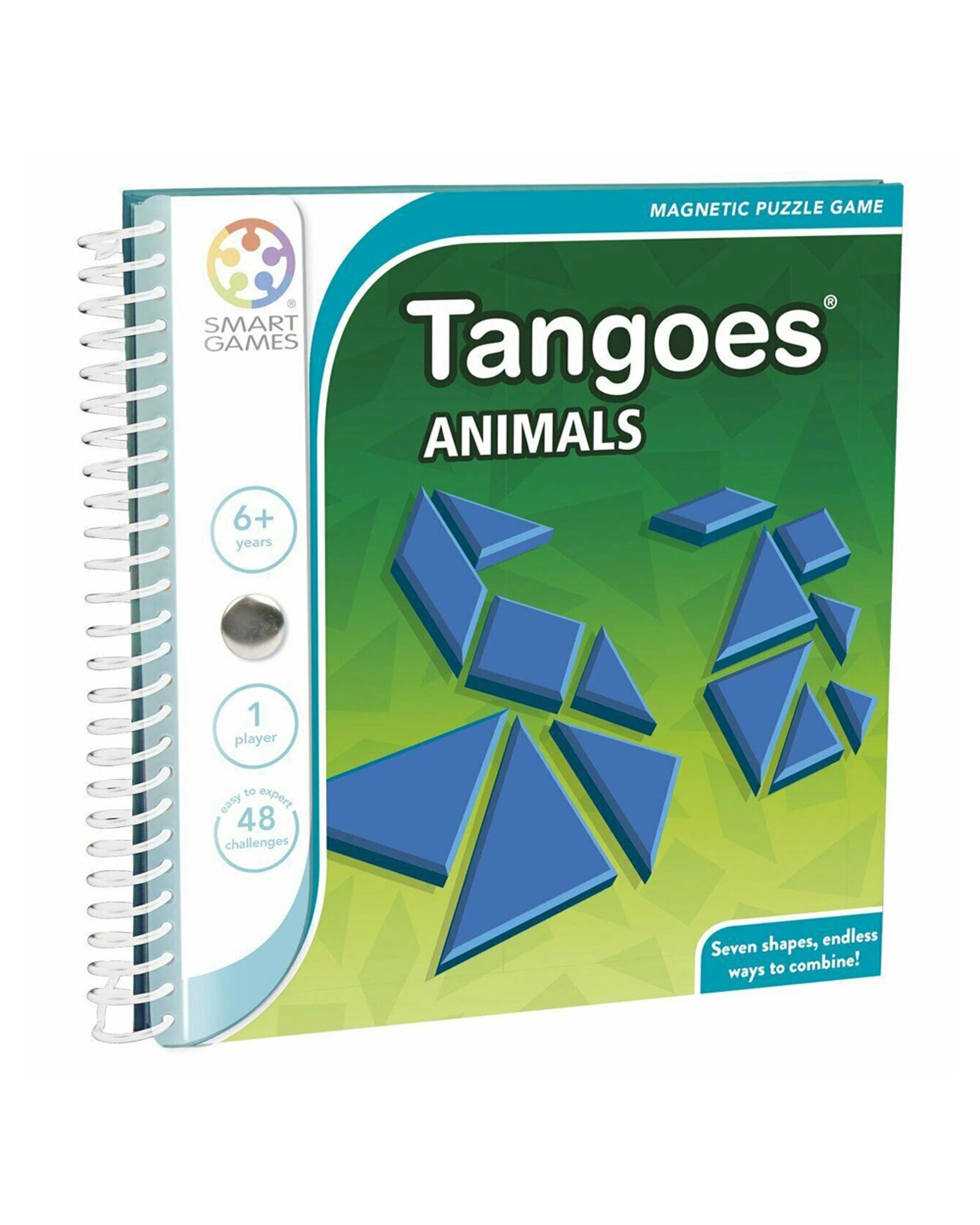 1 Smart Games Tangoes Animals Magnetic Travel Puzzle Game, 1 of 1