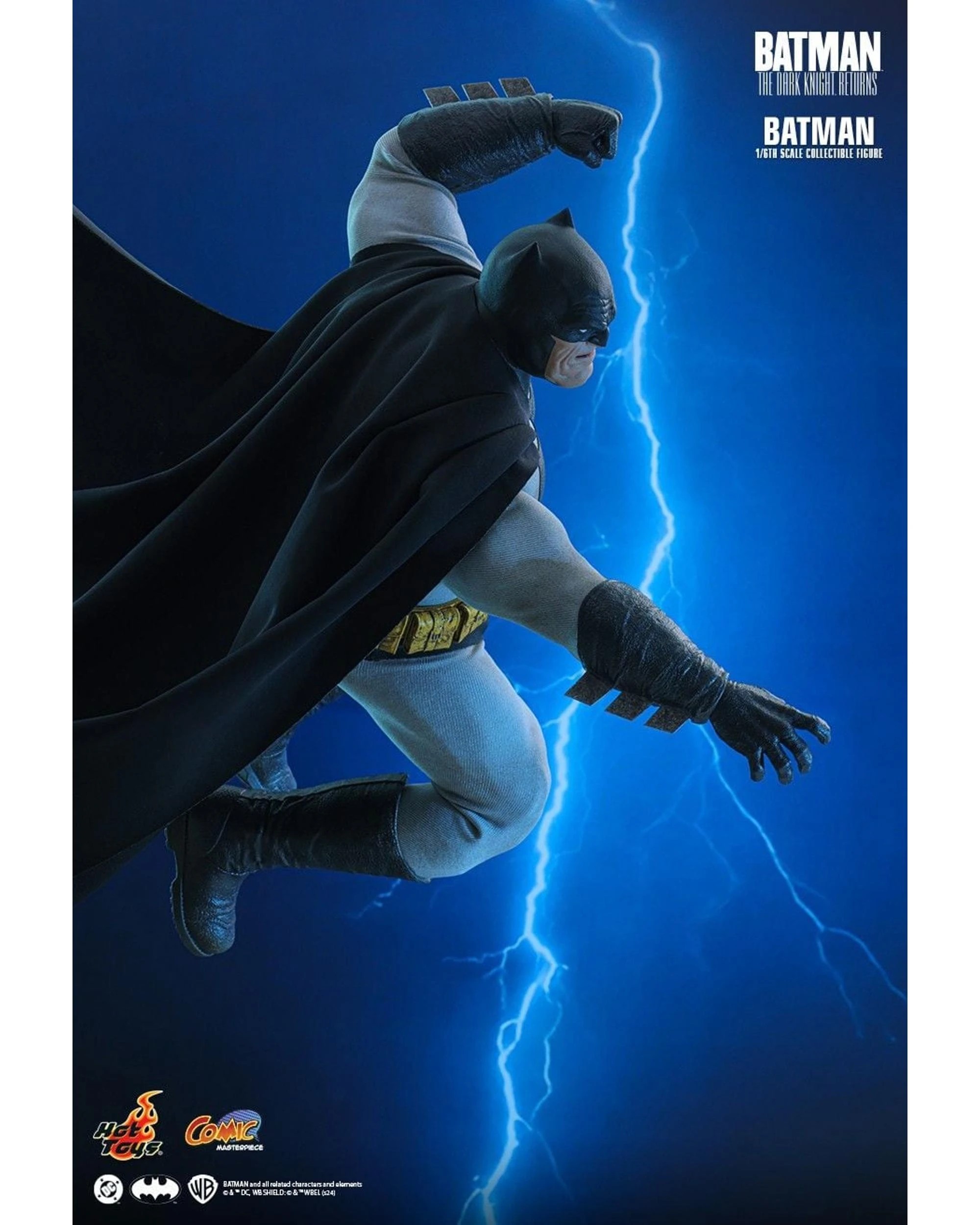 7 Hot Toys Batman: The Dark Knight Returns Batman 1:6 Scale 12 inch Figure, 7 of 8