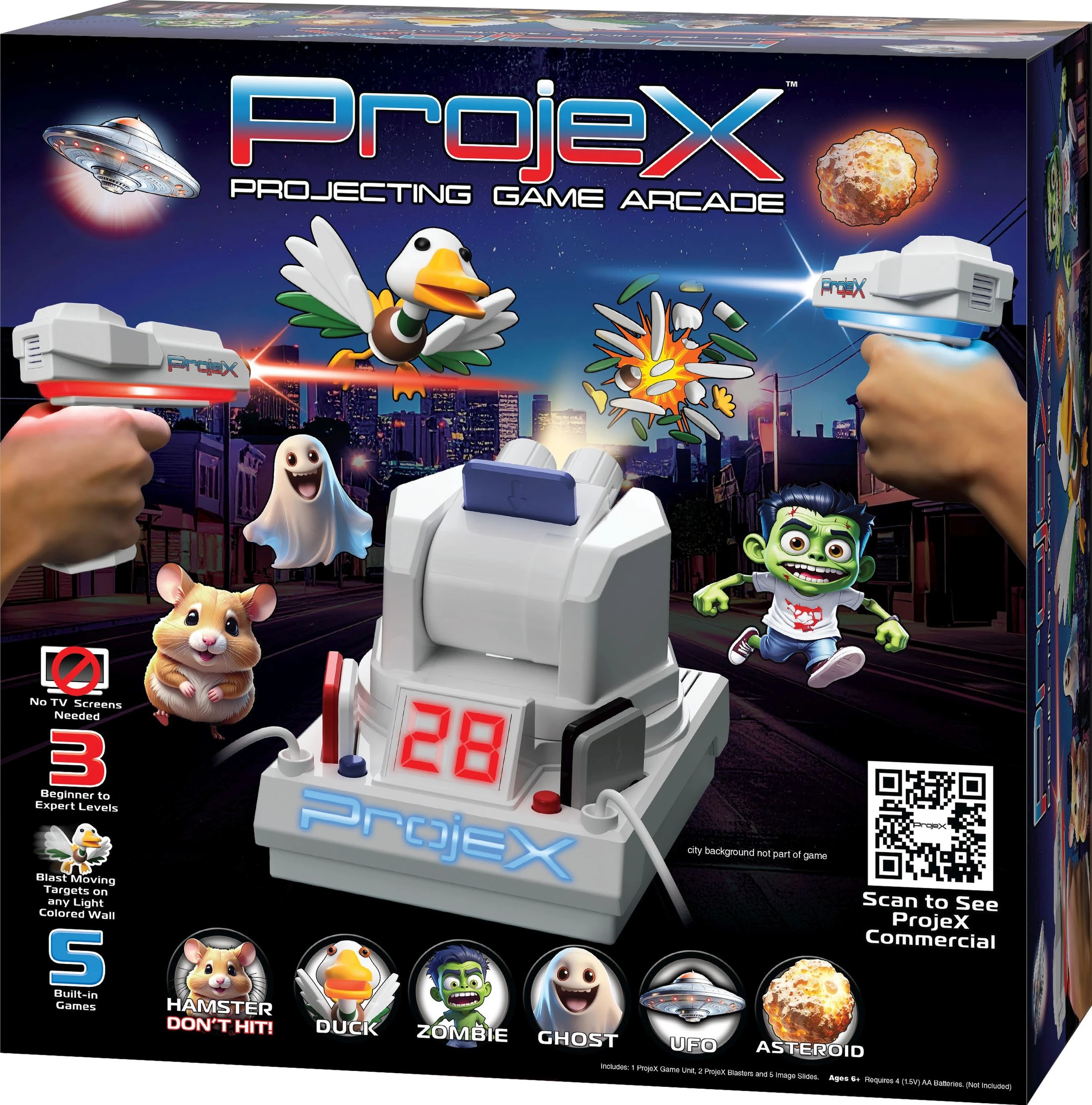 1 Laser X Projex 5 Slides Arcade Game - White, 1 of 5
