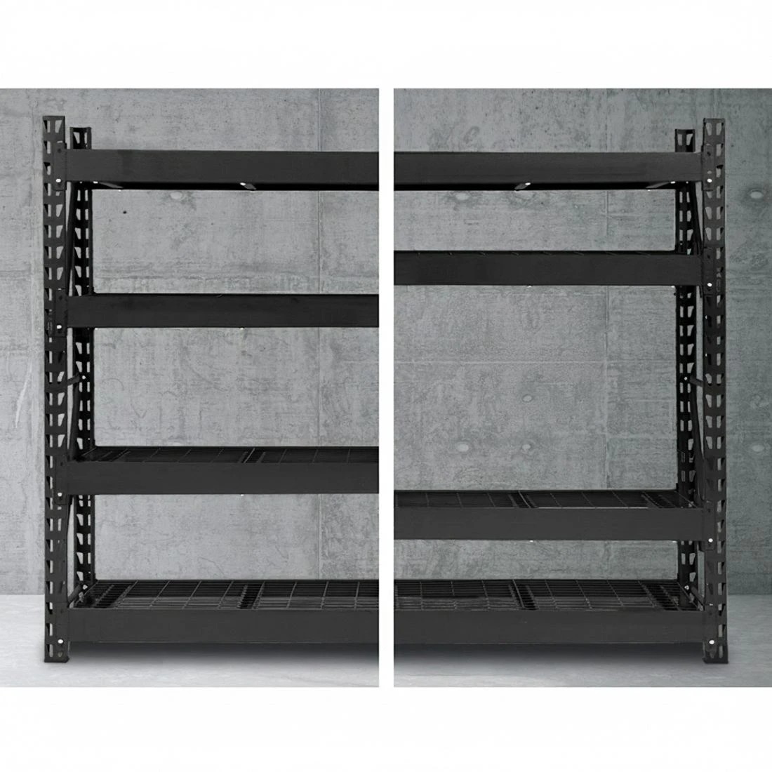6 Giantz 4Mx2M Garage Shelving Warehouse Rack Pallet Racking Storage Shelve - Black, 6 of 6