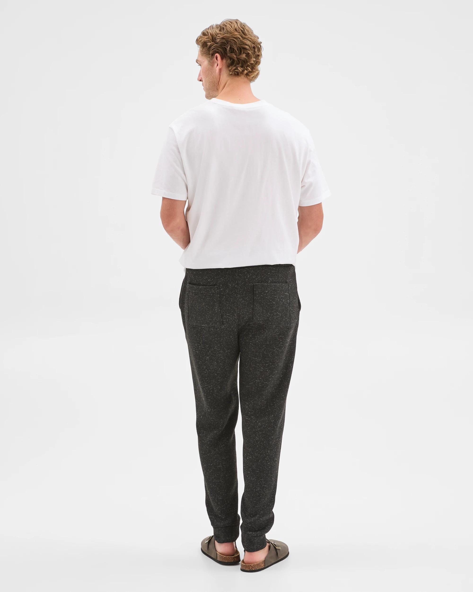 6 Target Man Cuffed Full Length Trackpants BLACK MARLE, 6 of 6