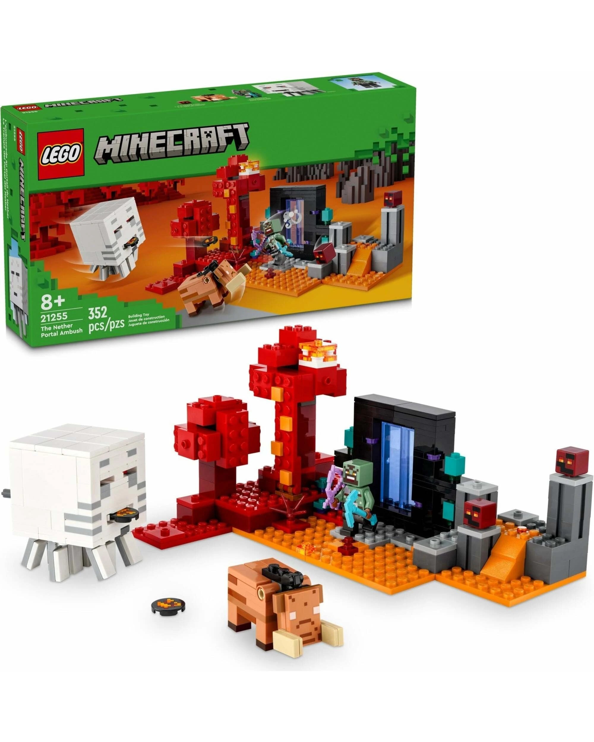1 LEGO Minecraft 21255 The Nether Portal Ambush, 1 of 3
