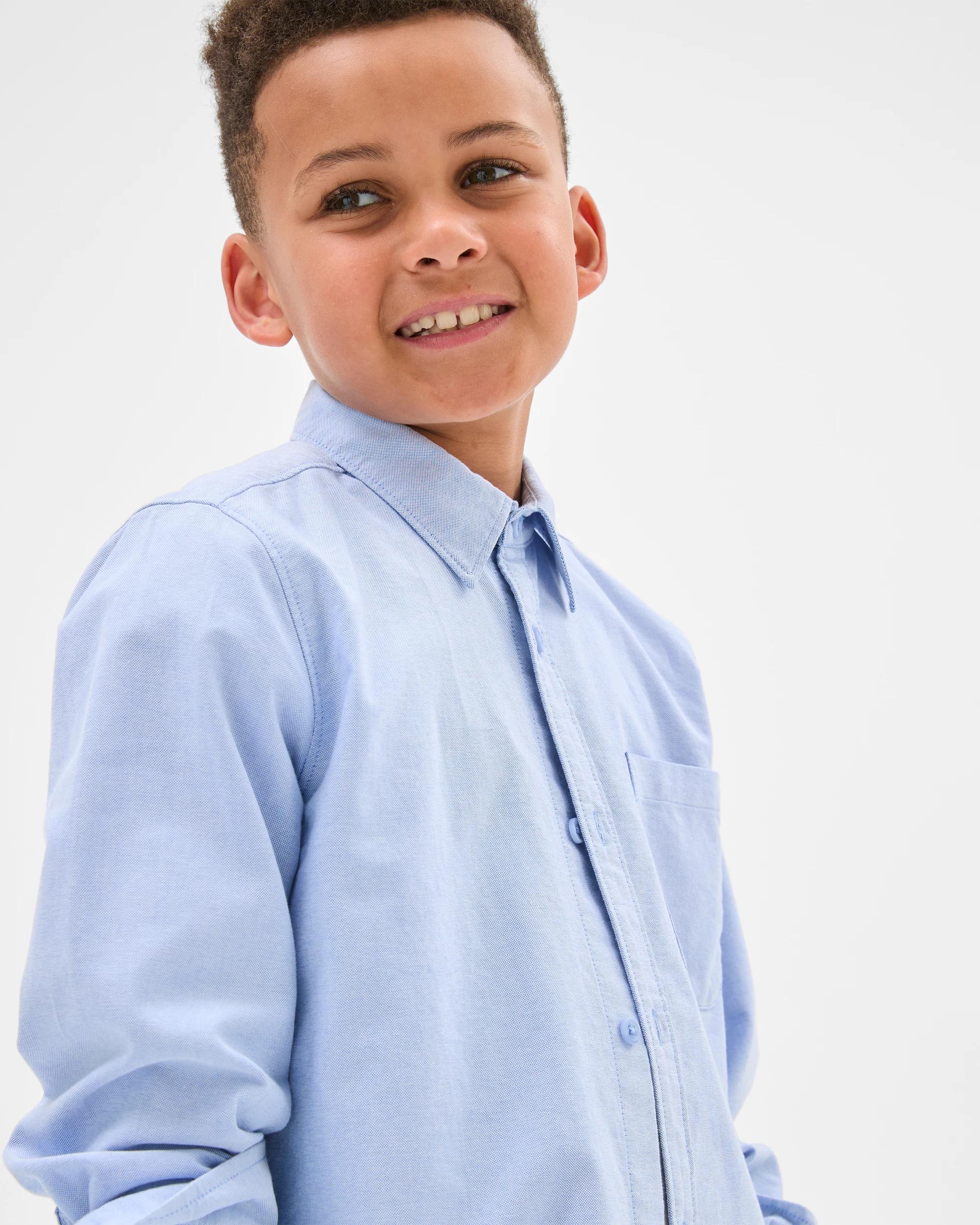 2 Target Australian Cotton Long Sleeve Shirt CHAMBRAY, 2 of 6