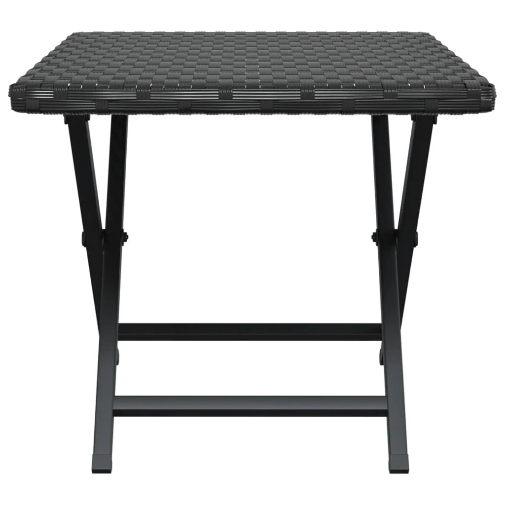 4 vidaXL folding table Foldable - Black, 4 of 7