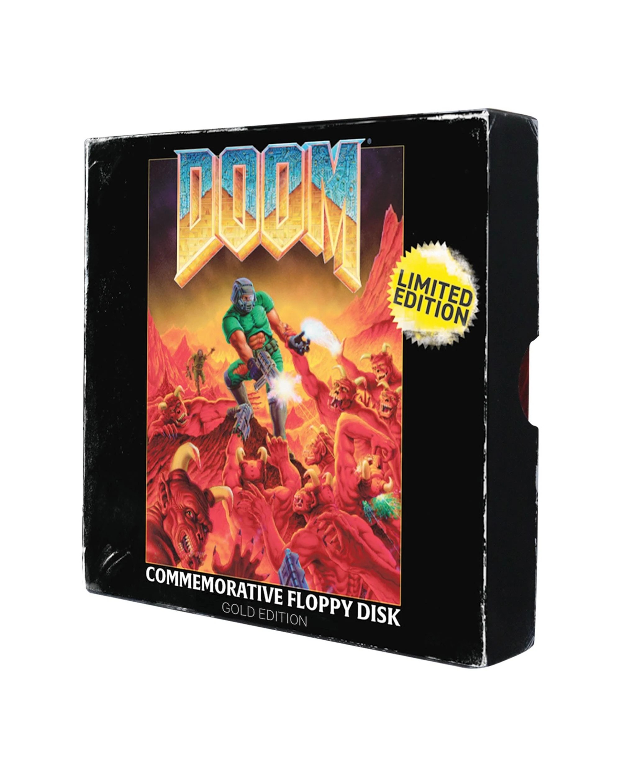 6 Fanattik DOOM Floppy Disk Limited Edition Imitation Gold Plated Replica, 6 of 9