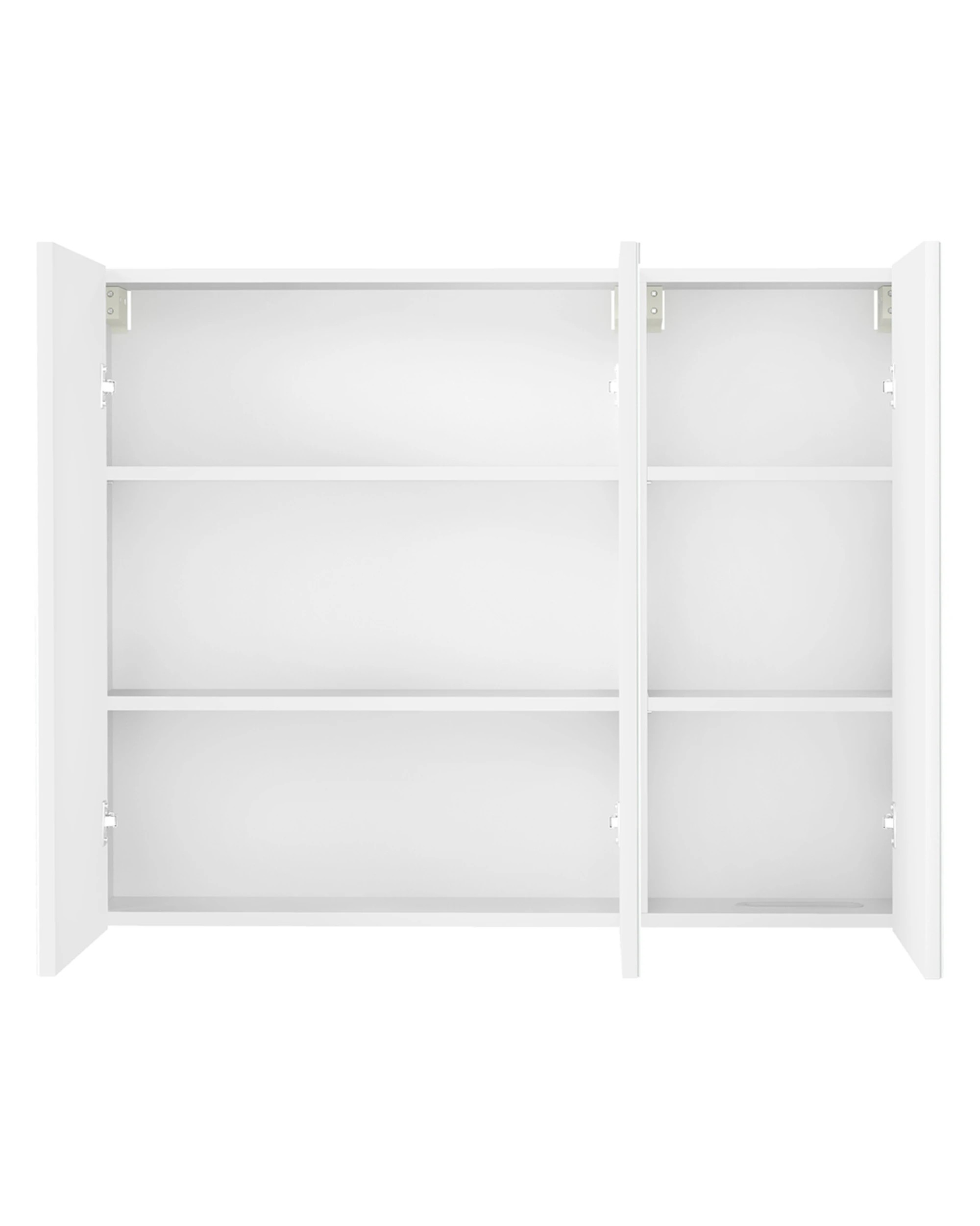 2 Levede Wall Mounted Bathroom Mirror Cabinet  - White, 2 of 6