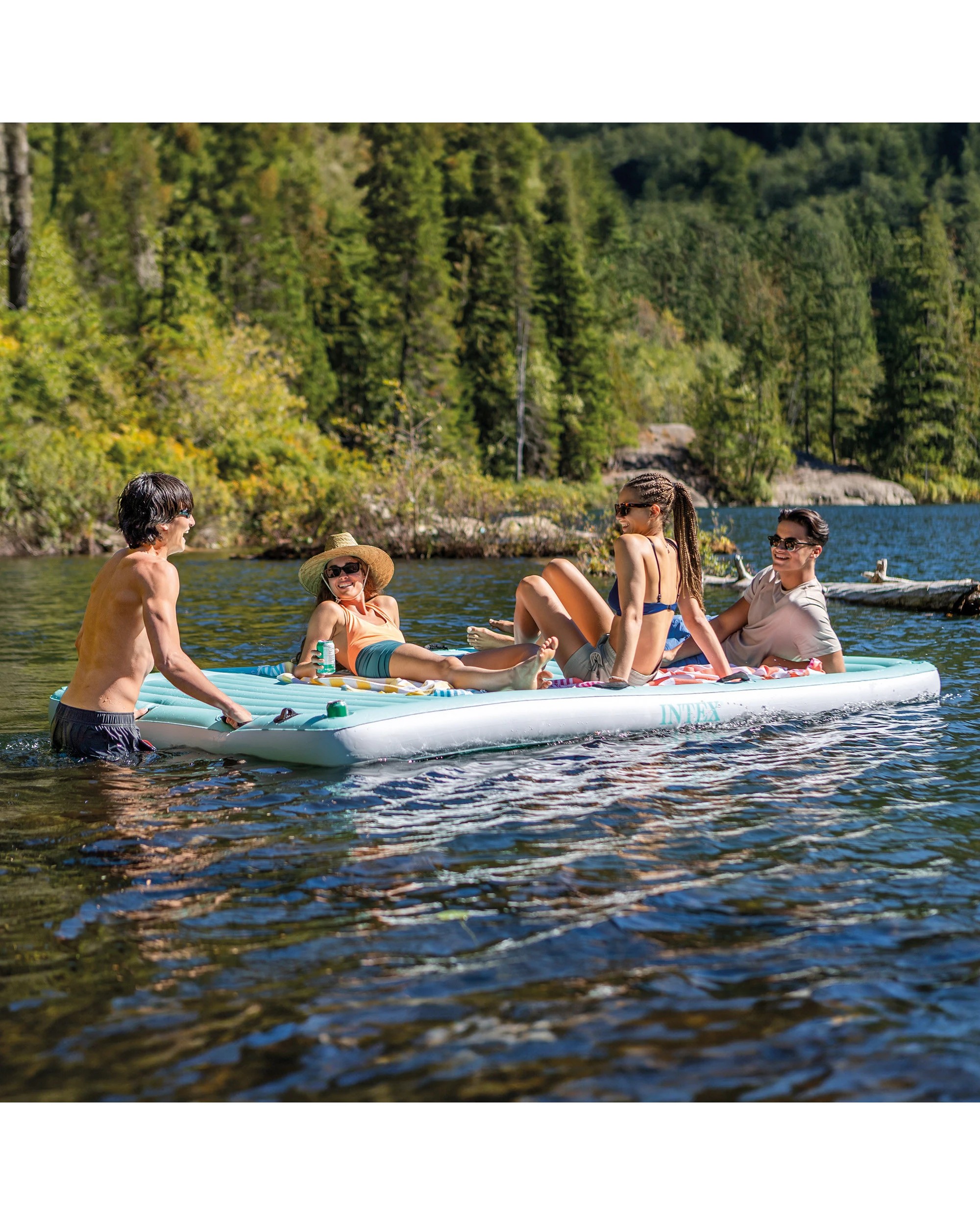 7 Intex Inflatable Floating Water Lounge, 7 of 7