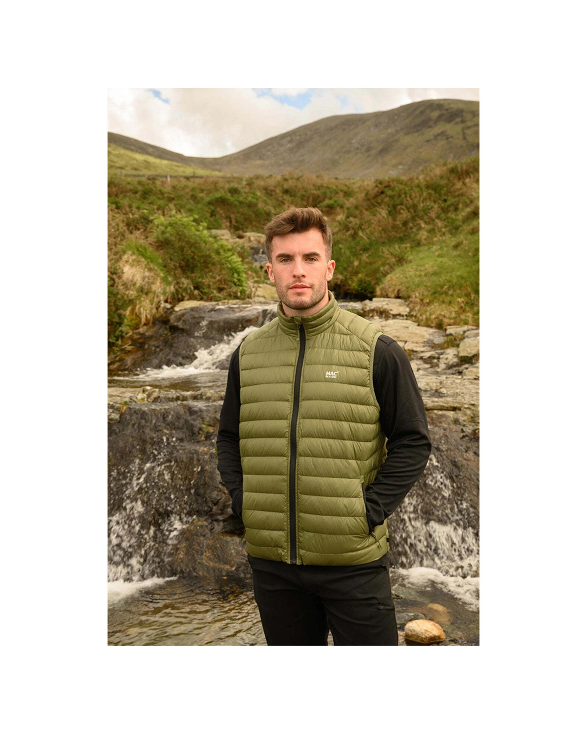 5 Mac In A Sac Adult Mens Alpine Down Vest GREEN, 5 of 7