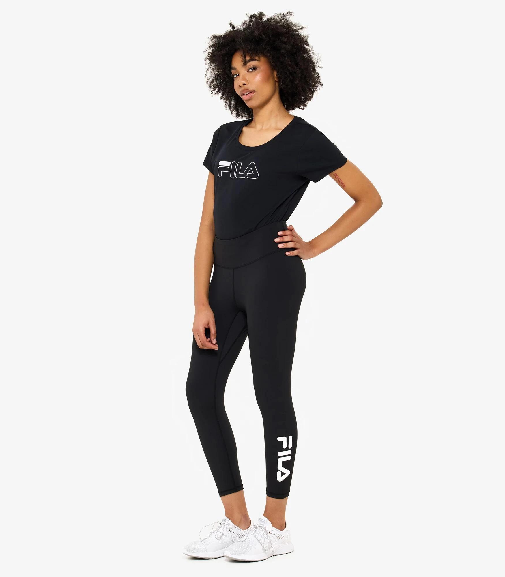 2 Alannah 7/8 Length Leggings - Fila BLACK, 2 of 5
