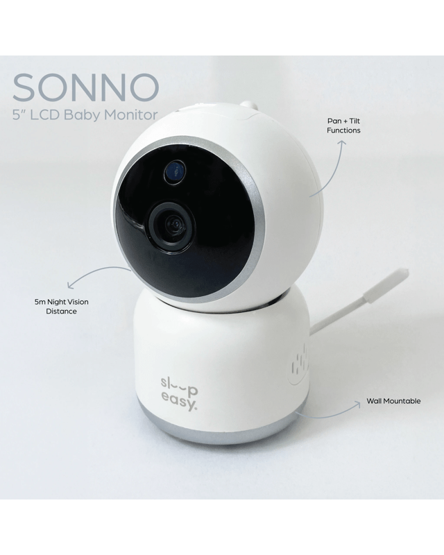 Camera ONLY compatible with the Babystudio Sonno - 5"/12.7cm Crystal Clear Baby Monitor - W
