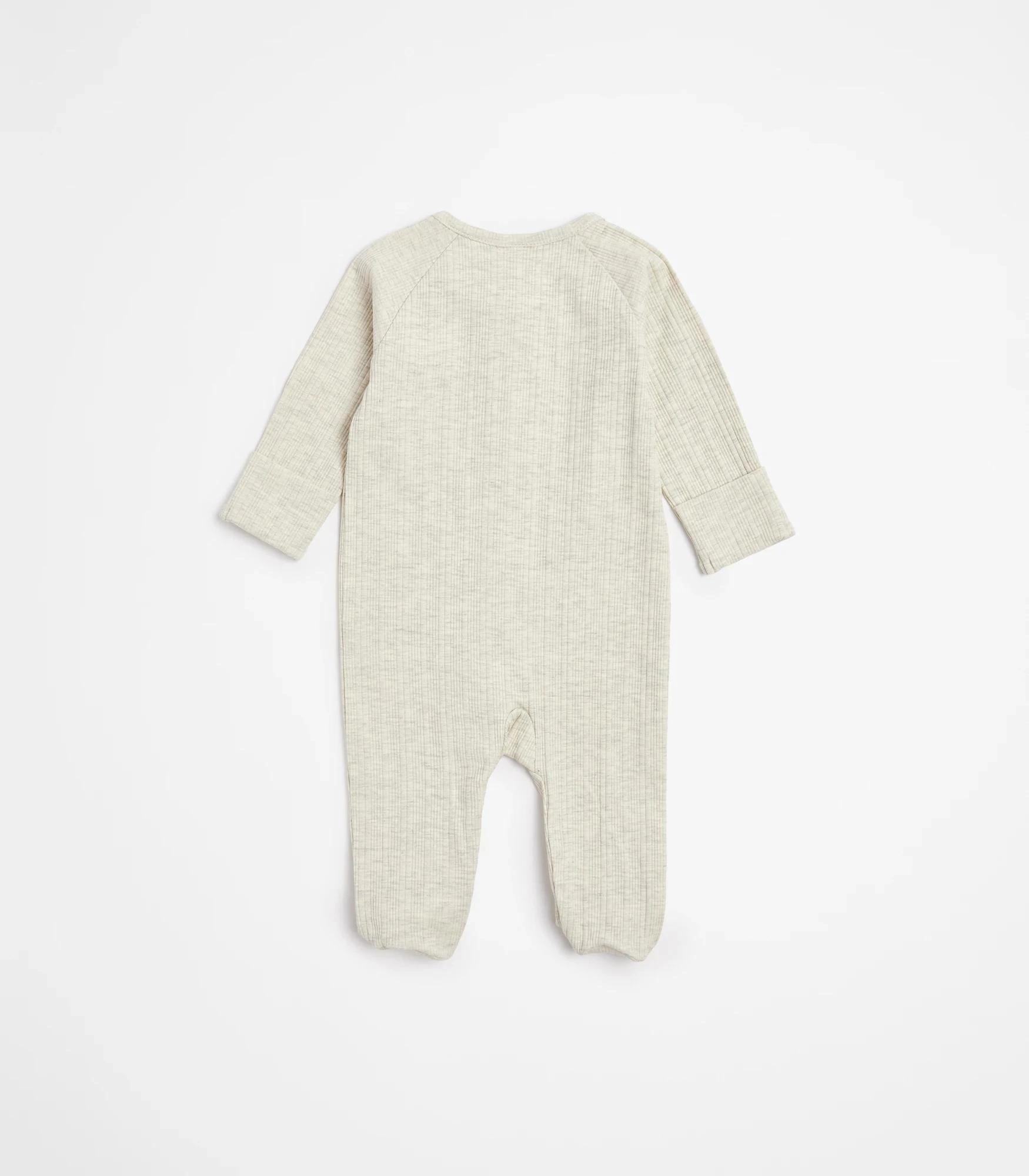 3 Target Baby Organic Cotton Rib Zip Coverall OATMARLE, 3 of 3