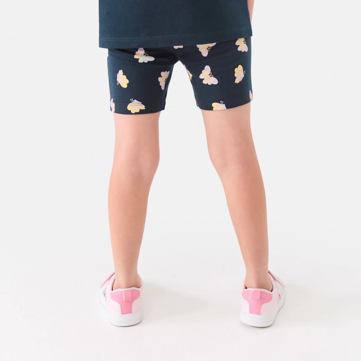 2 Printed Bike Shorts P Yl Bfly, 2 of 8