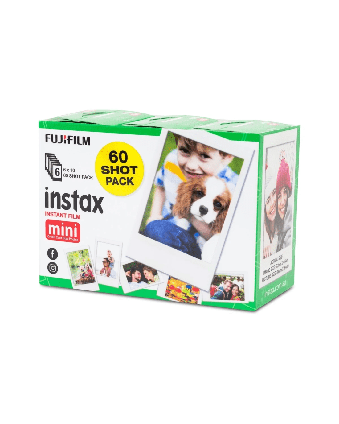 1 60 Pack Fujifilm Mini Instax Instant Film, 1 of 1