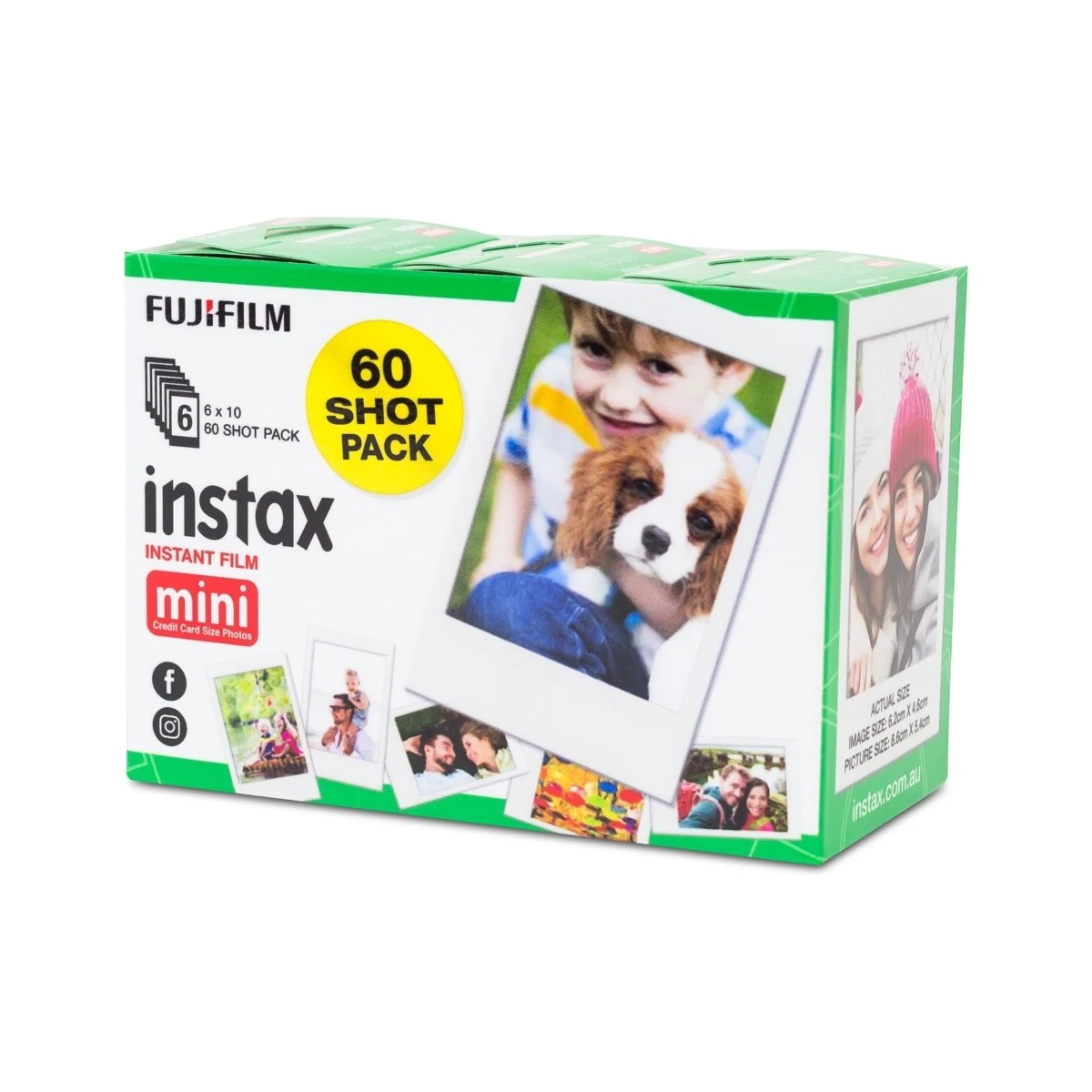 1 60 Pack Fujifilm Mini Instax Instant Film, 1 of 1