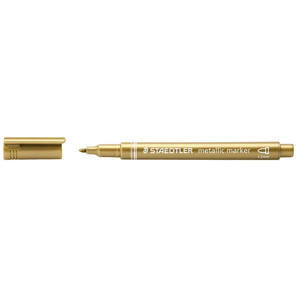 1 Staedtler Metallic Marker Bullet Gold, 1 of 2
