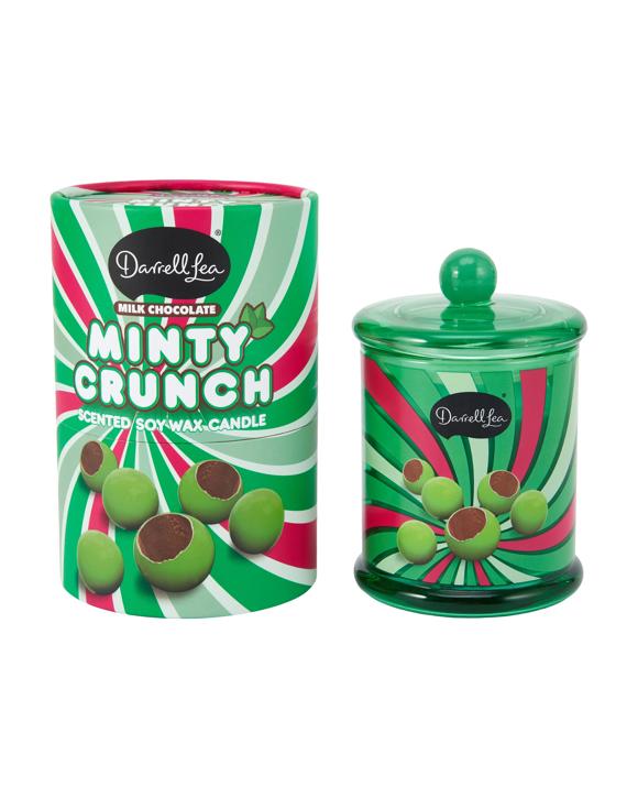 Darrell Lea Milk Chocolate Minty Crunch Scented Soy Wax Candle
