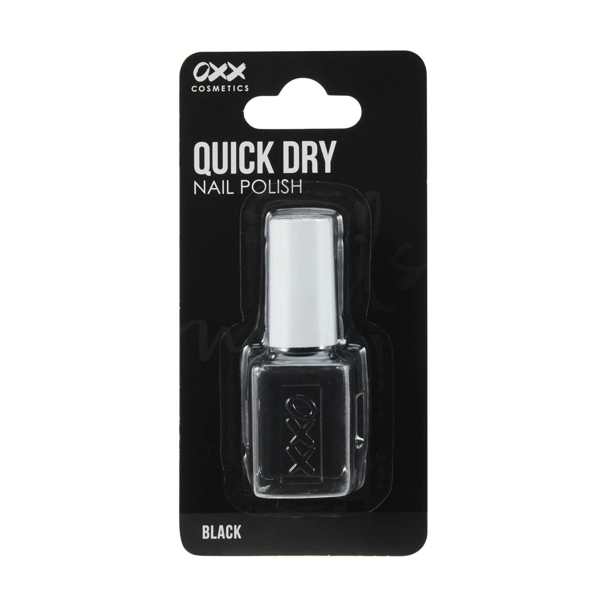 4 OXX Cosmetics Quick Dry Nail Polish - Black, 4 of 4