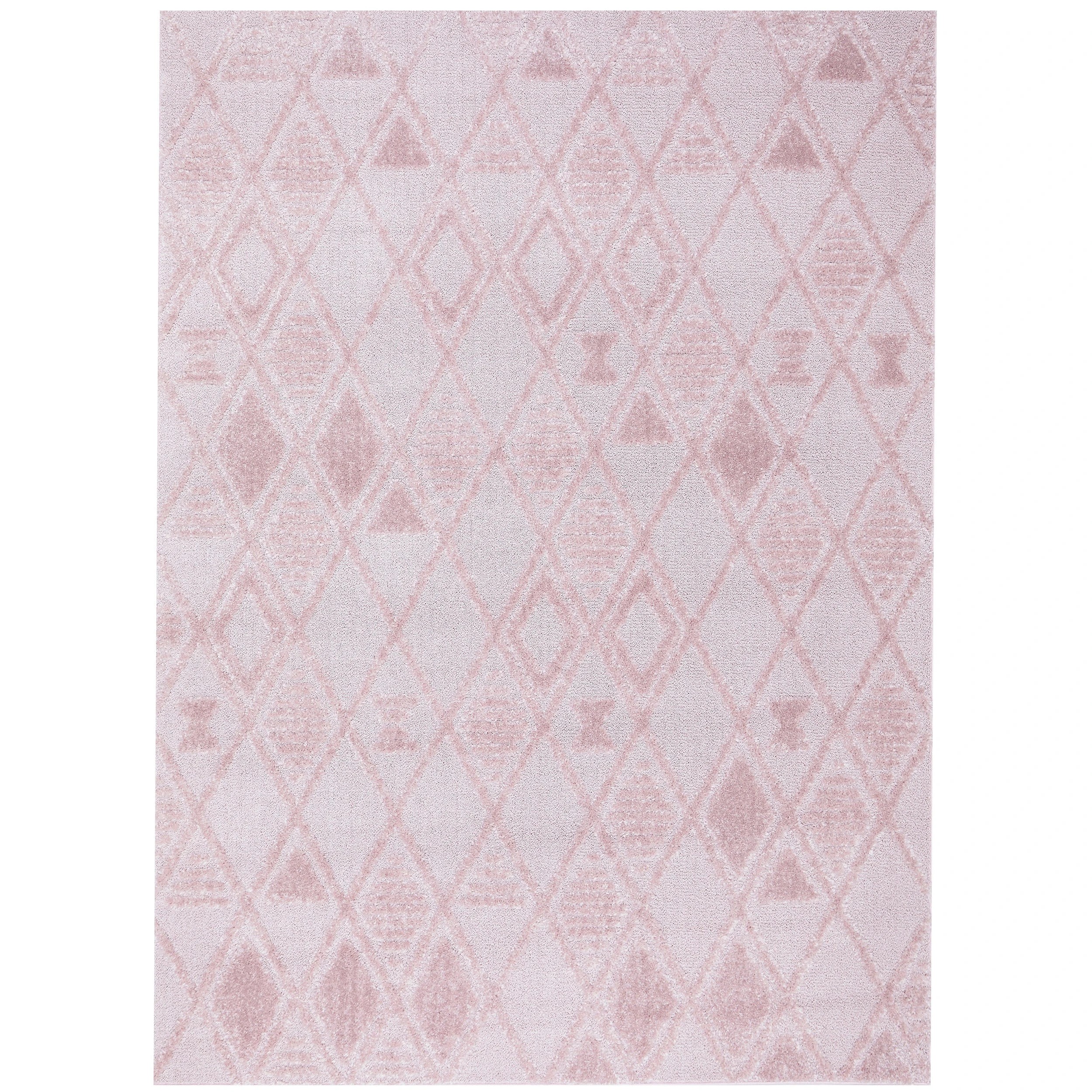 1 Common Ground Rugs Safflower Lisa 290x200cm - Large Floor Rug - Pink, 1 of 7