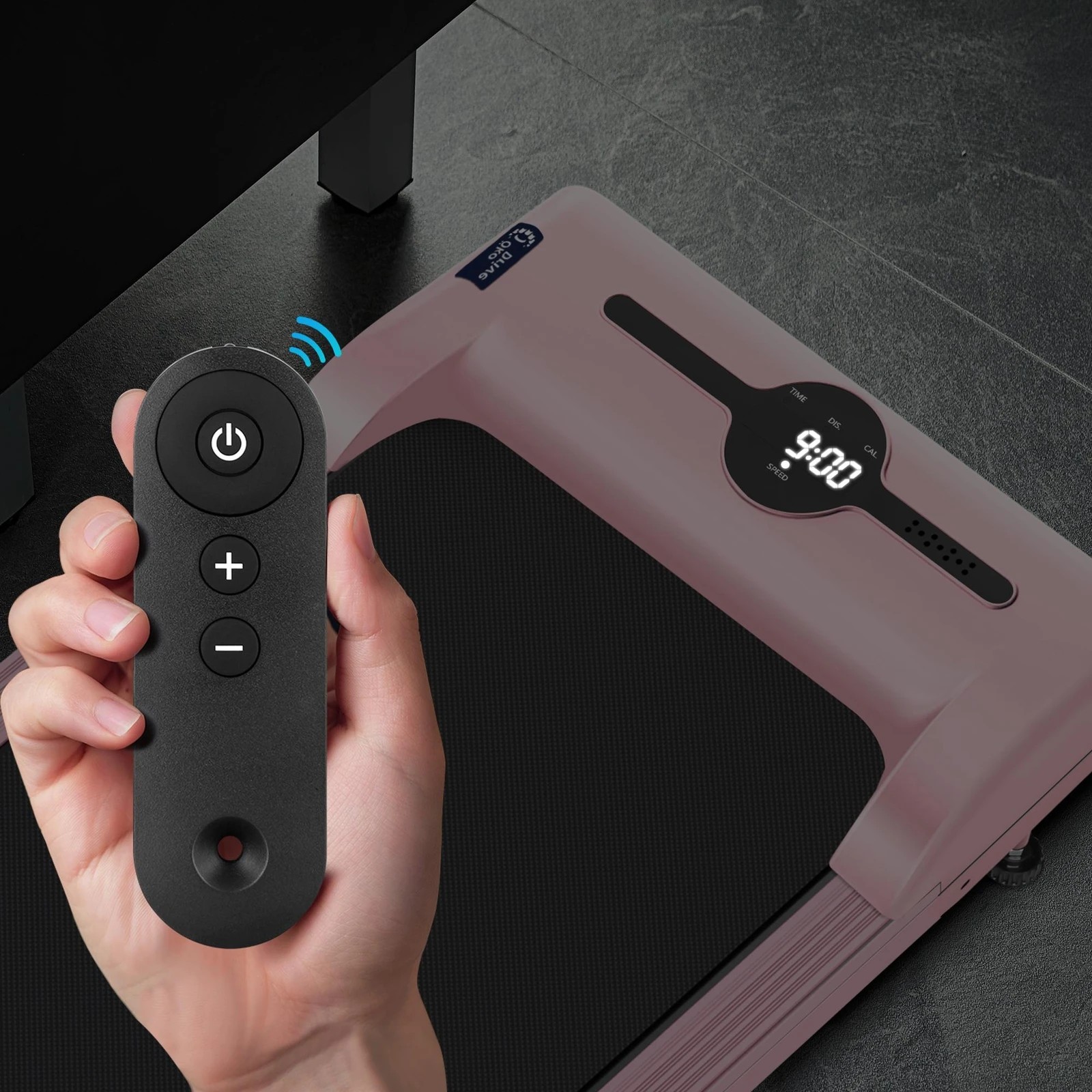 7 Black Lord Treadmill Electric Walking Pad Folding Fitness Machine Home Gym - Pink, 7 of 9