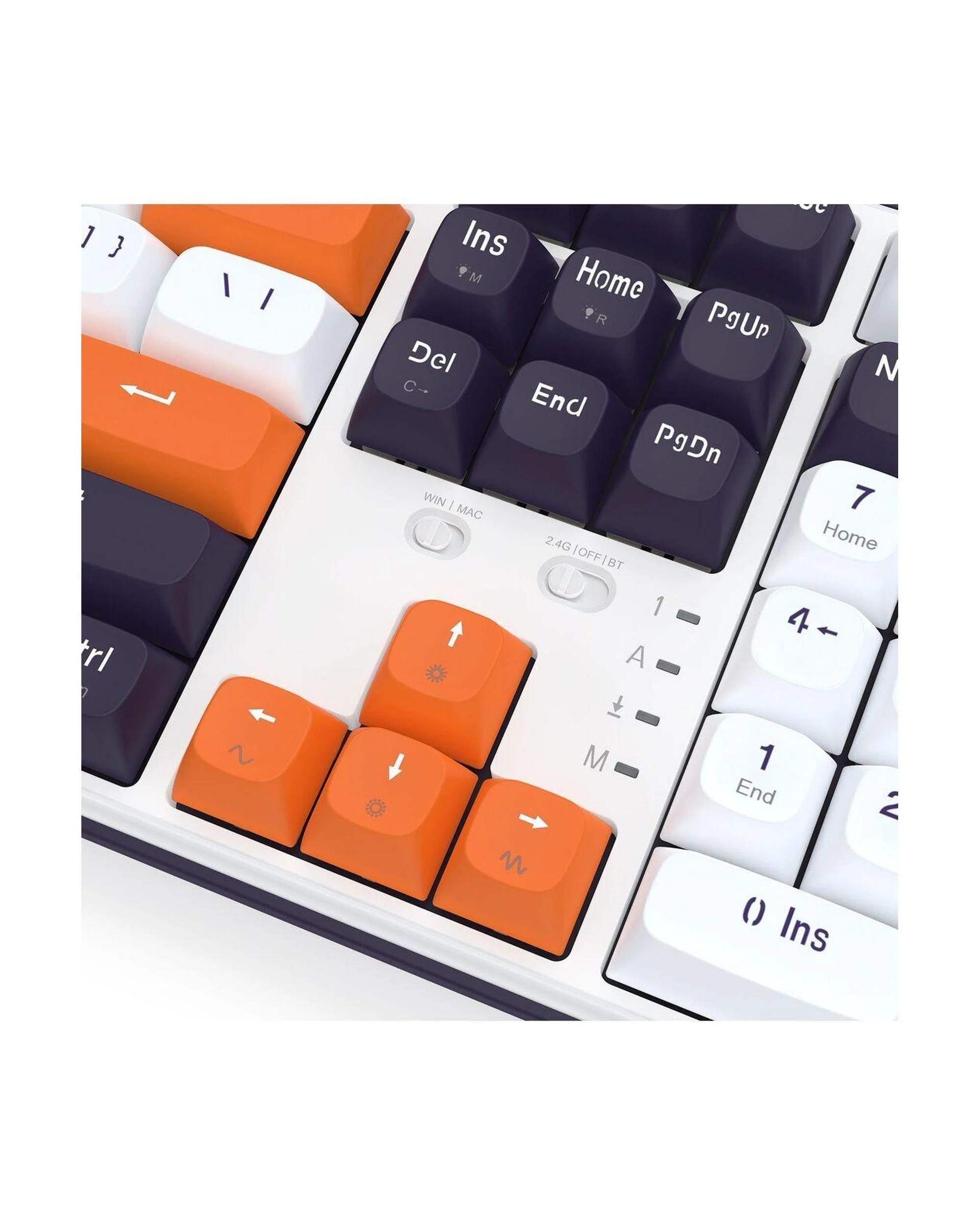 9 Redragon K689WBO RGB Pro Wyvern White 108Key Wireless Mechanical Keyboard, 9 of 10