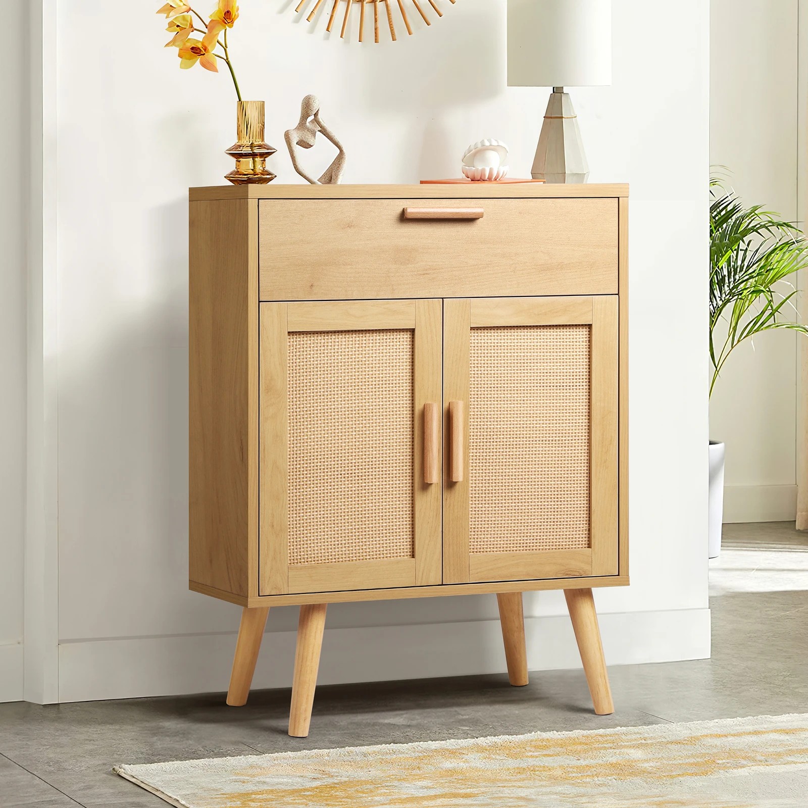 2 Alfordson Chest of Drawers Sideboard Cabinet - Oak, 2 of 9