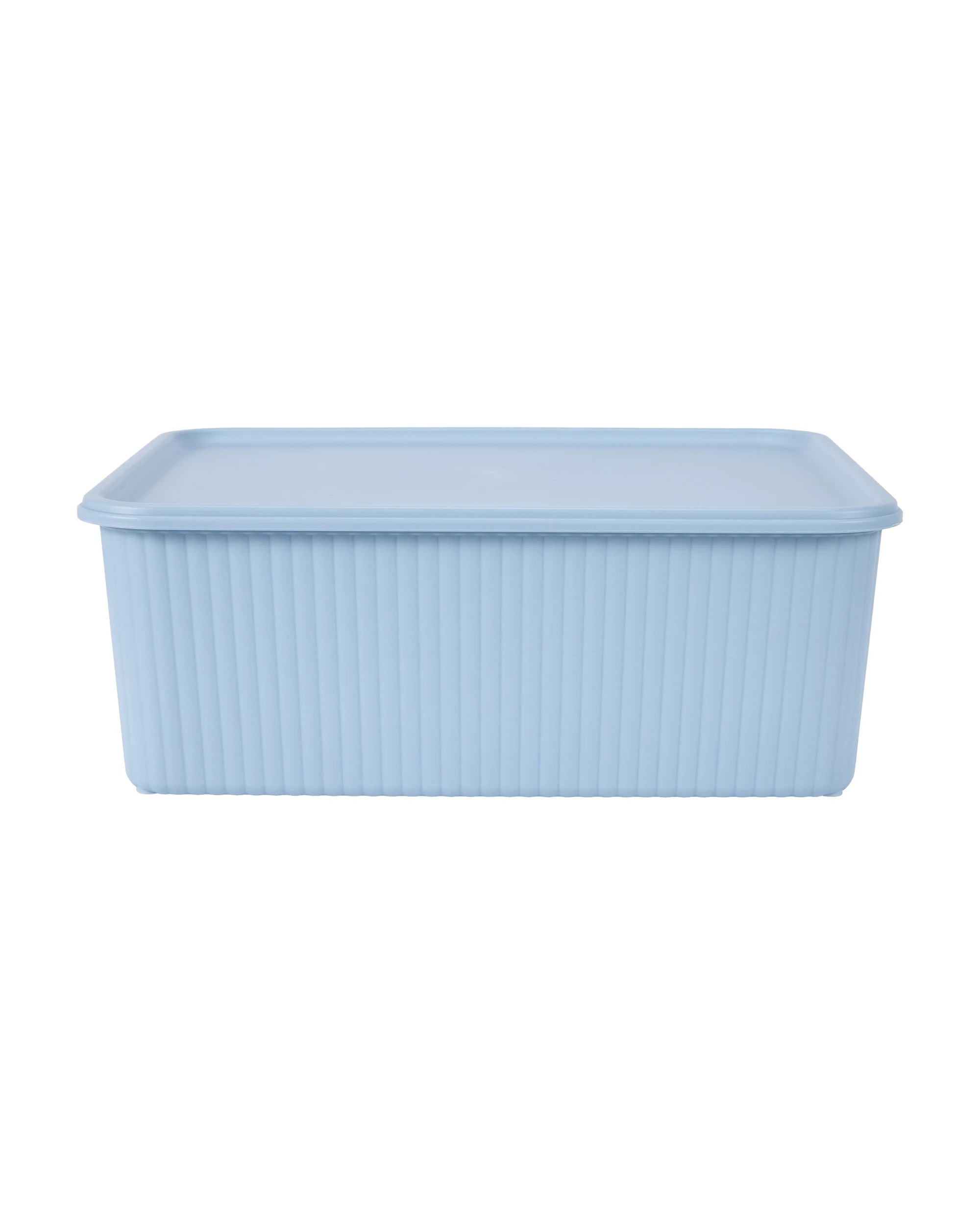 6 11L Ribbed Container - Blue, 6 of 7