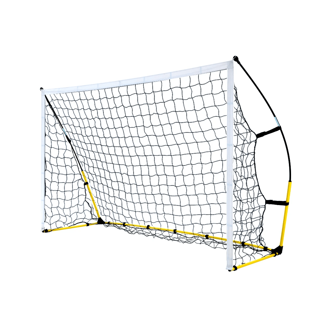 1 Everfit 2.4m Football Soccer Net Portable Goal Net Rebounder Sports Training - Multi, 1 of 2
