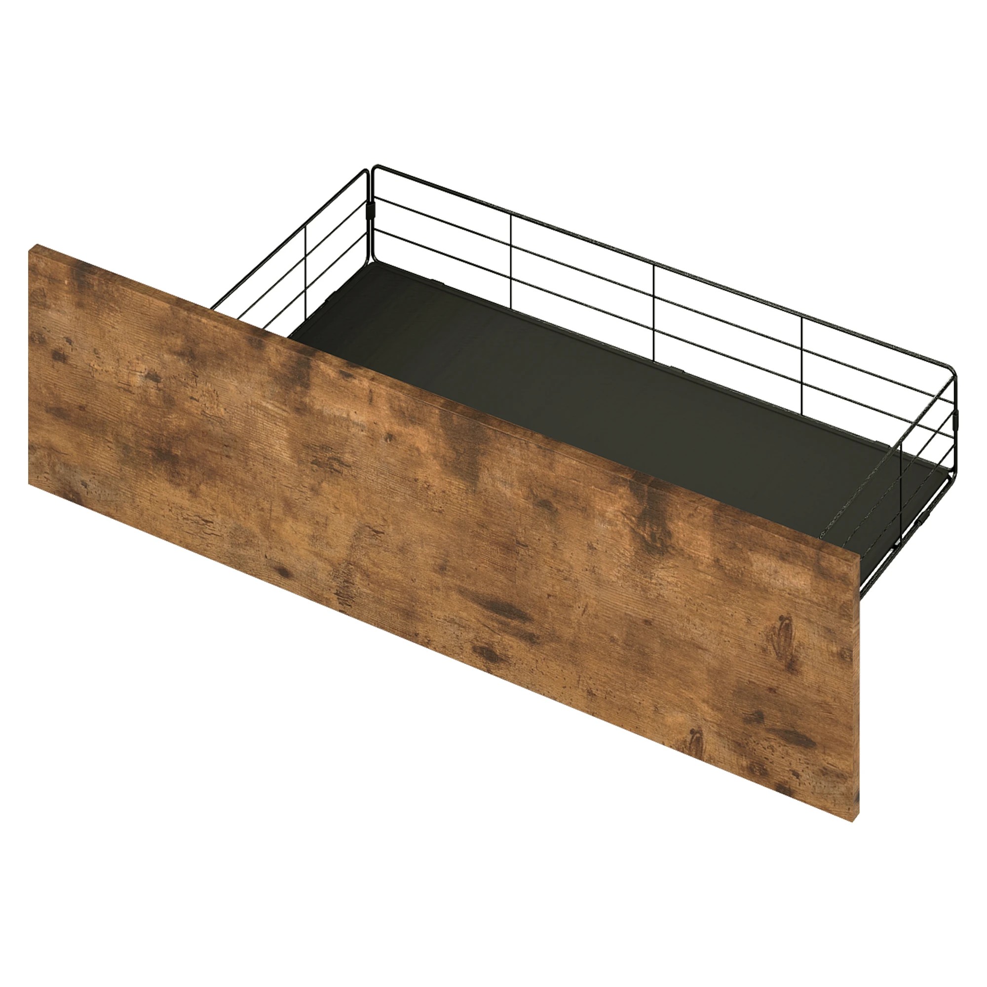 5 Levede Single  Bed Frame Industrial with LED and Charging Station, 5 of 9