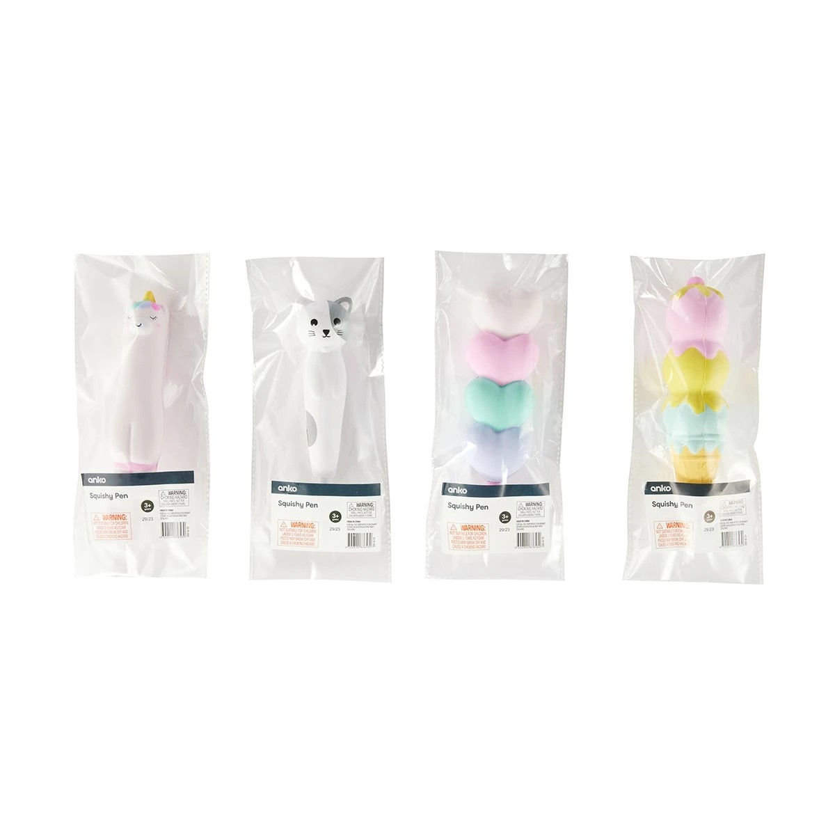 10 Squishy Pen - Assorted, 10 of 10